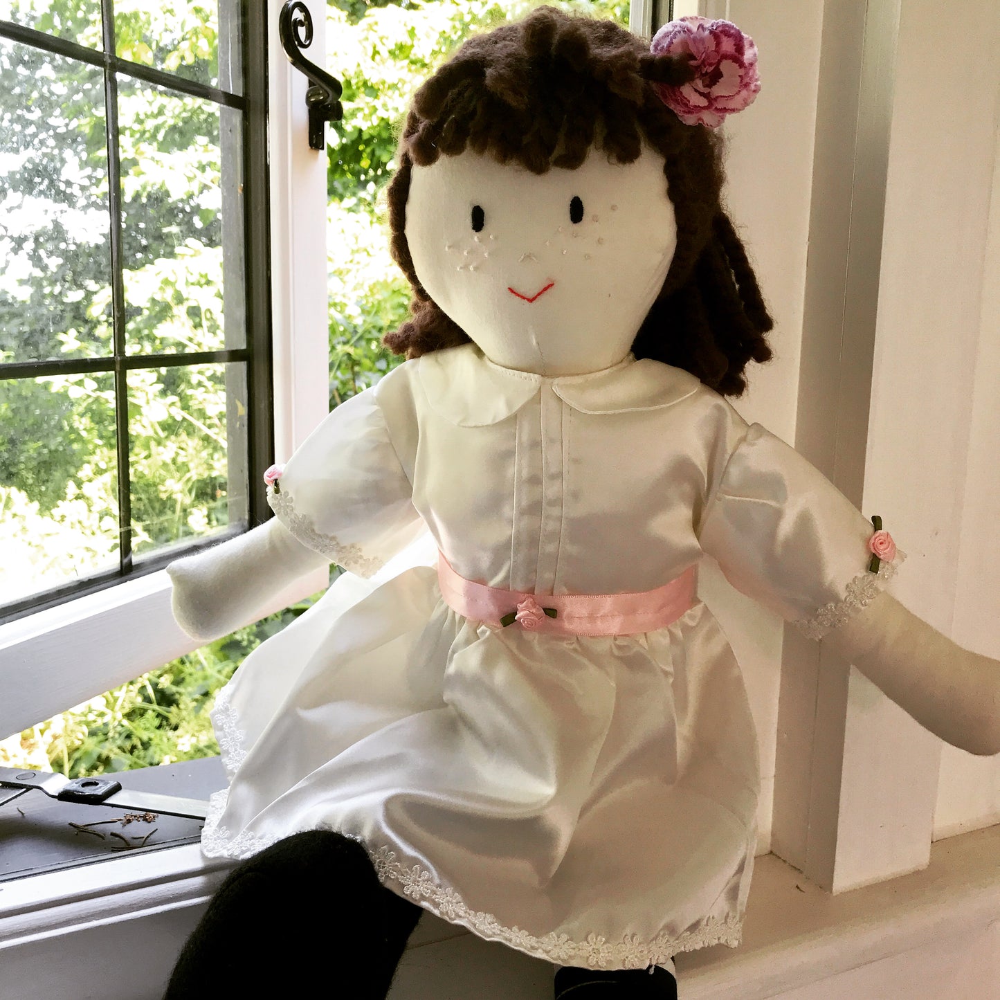 Doll Clothes Party Dress, Flower Girl, Wedding Dress
