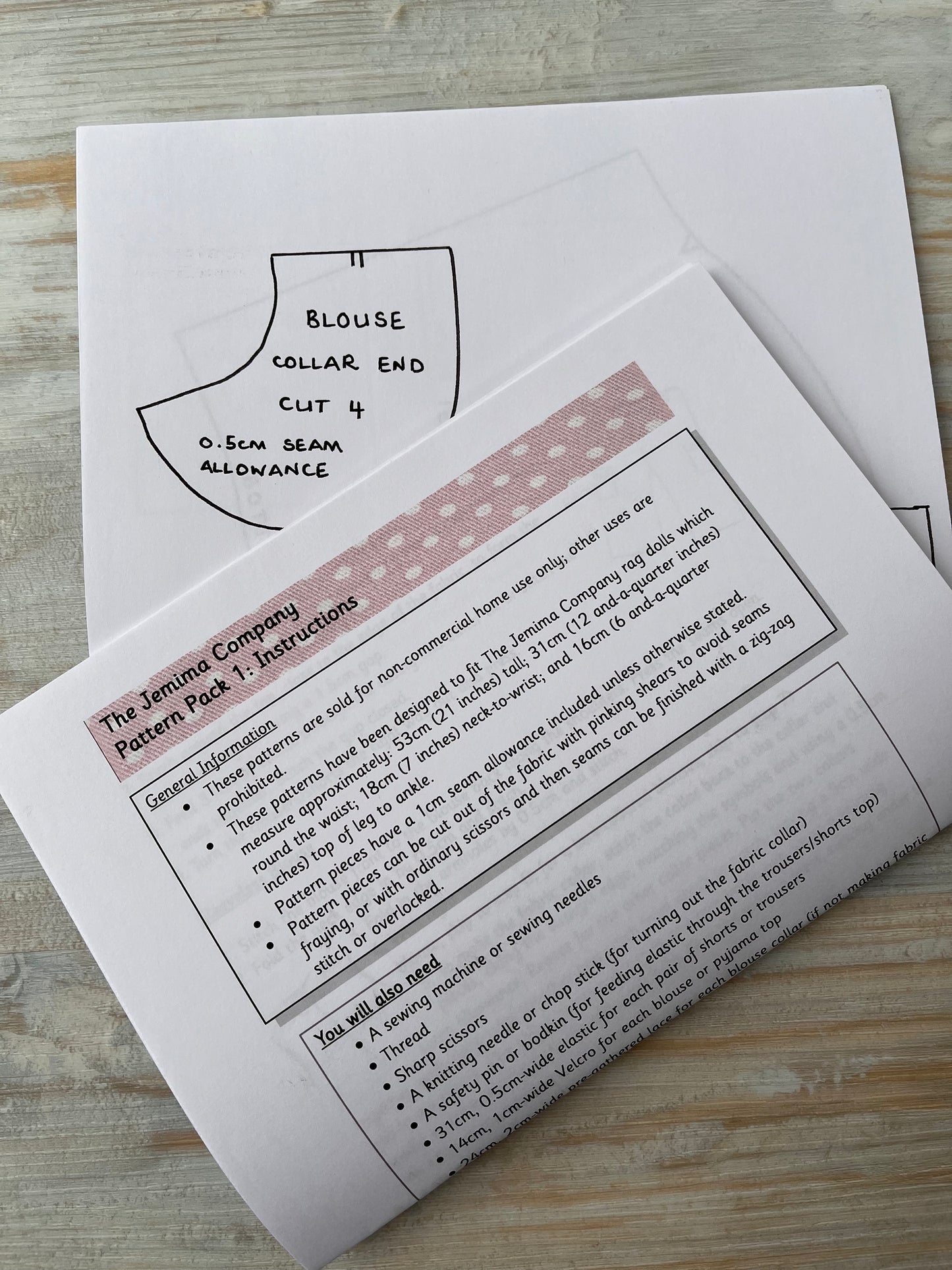 Sewing Pattern Pack 1