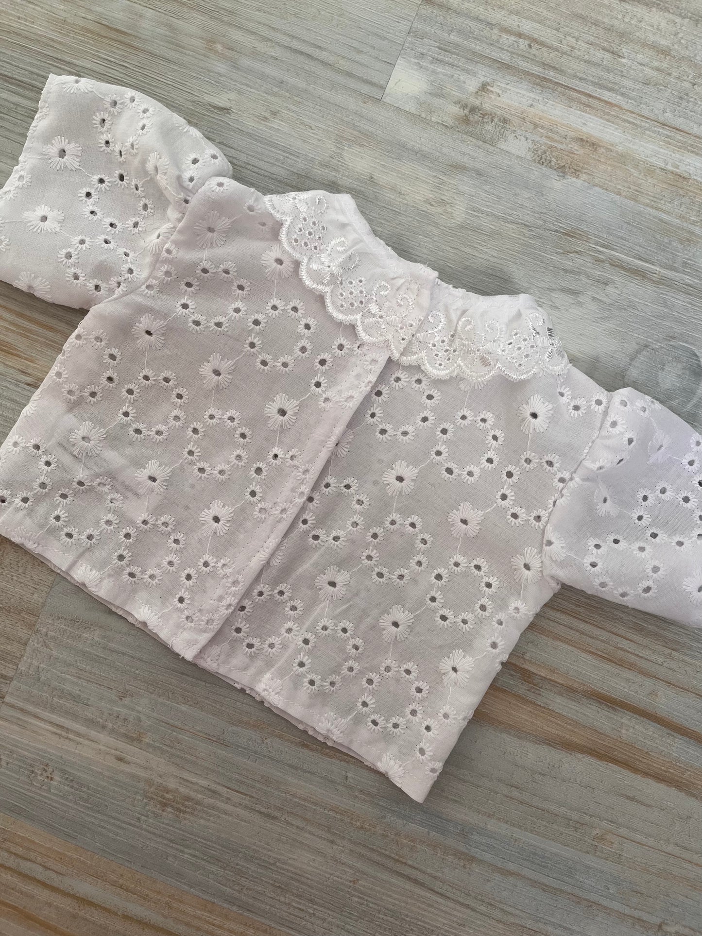 Doll Clothes, Dolls Dungarees and Blouse Set