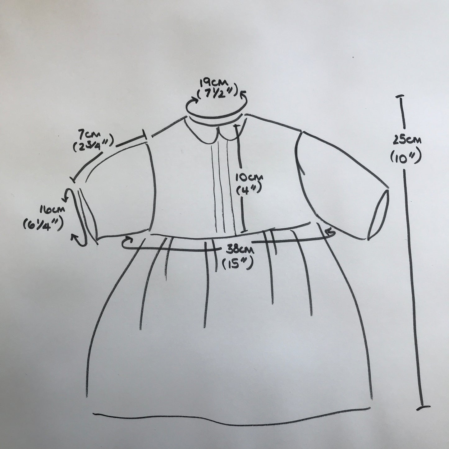 Doll Clothes Party Dress, Flower Girl, Wedding Dress