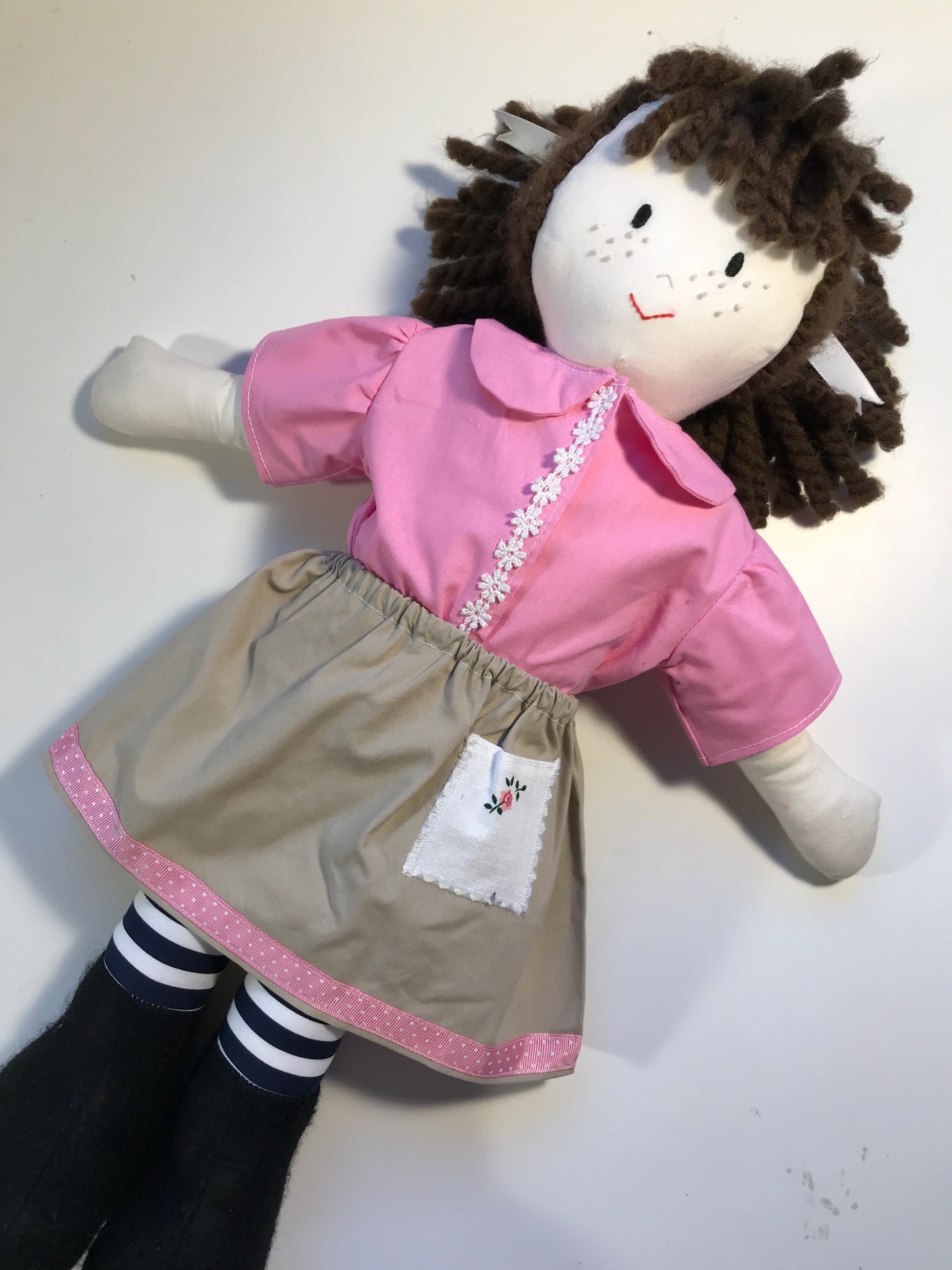 Dolls Clothes Skirt and Blouse Set