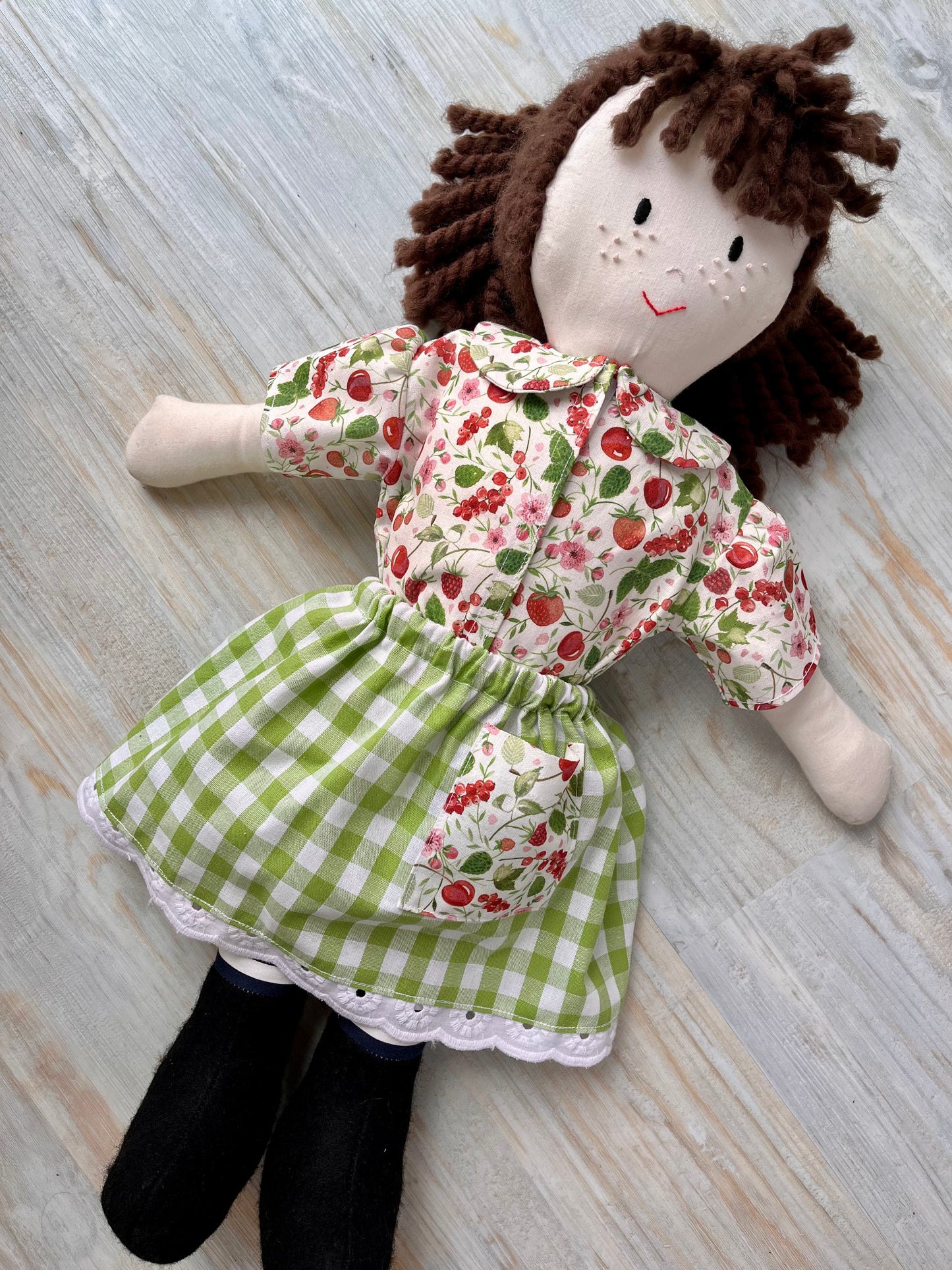 Dolls Clothes Skirt and Blouse Set
