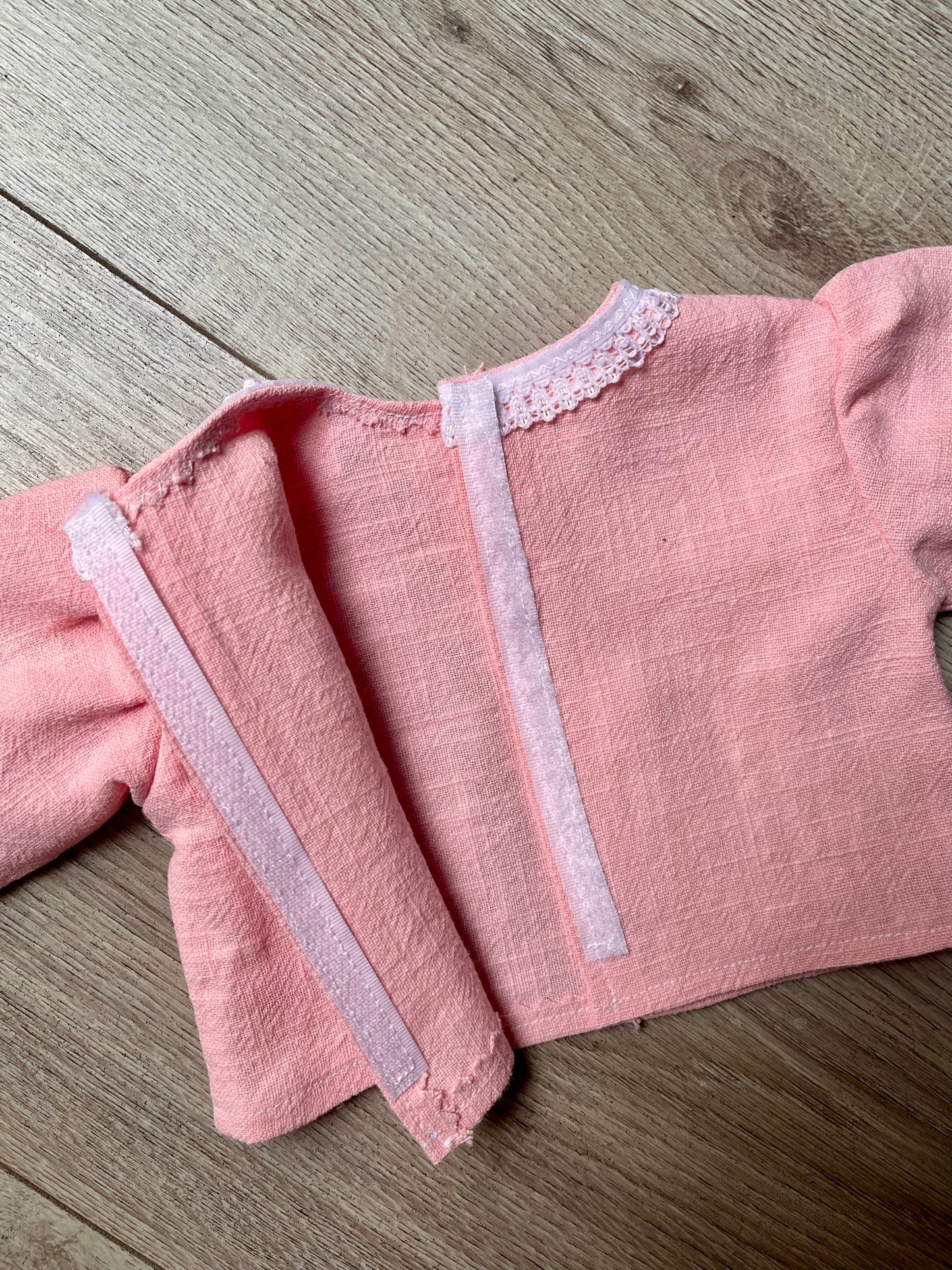 Dolls Bibbed Skirt and Blouse Set