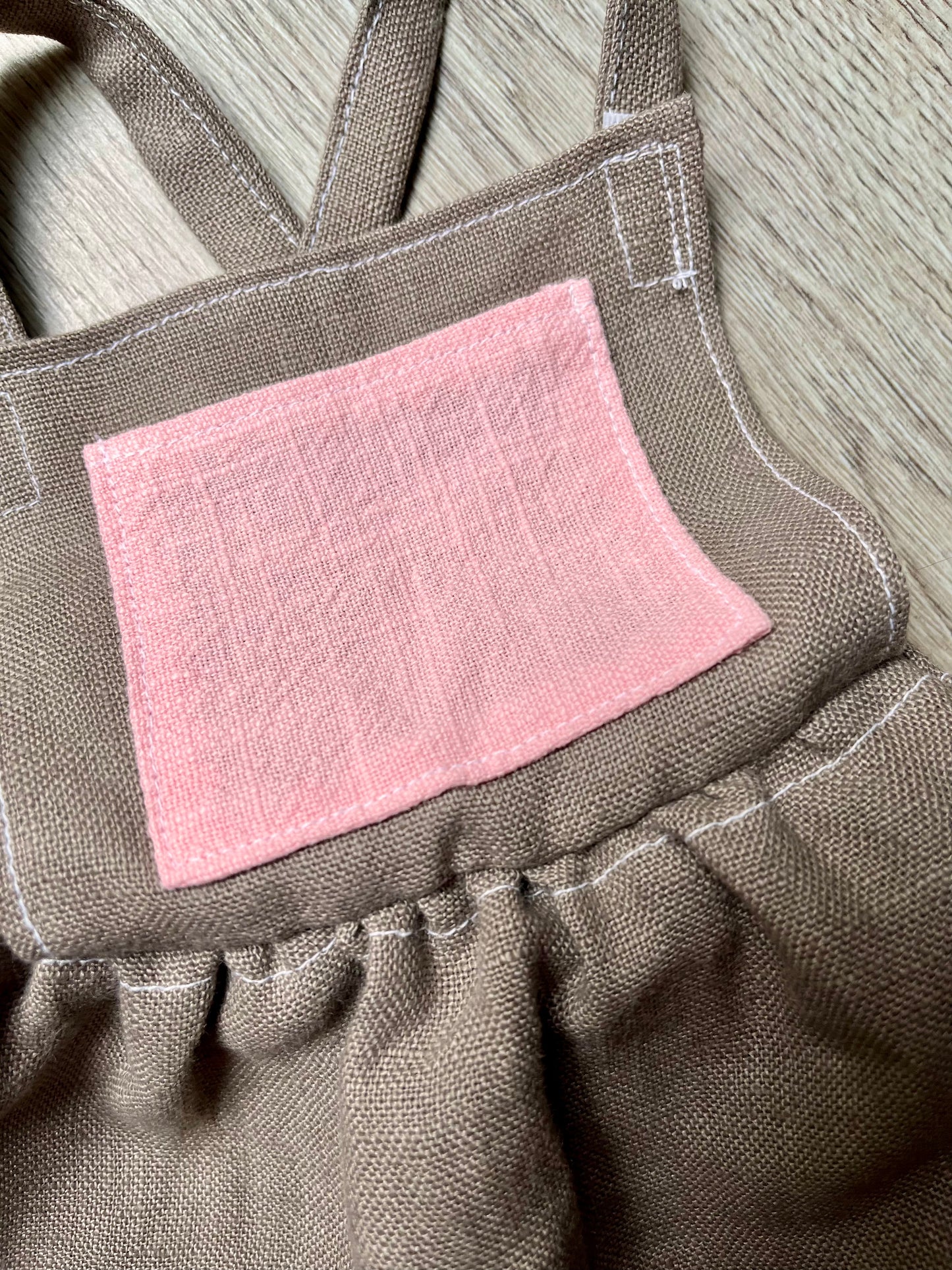 Dolls Bibbed Skirt and Blouse Set