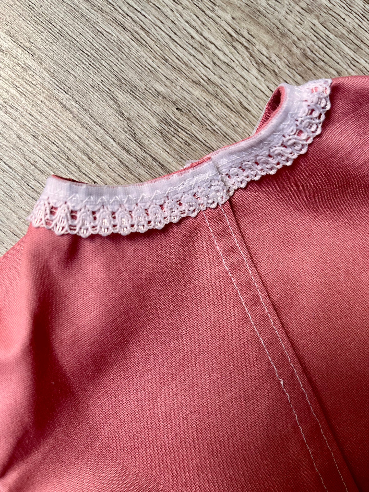 Dolls Pinafore and Blouse Set