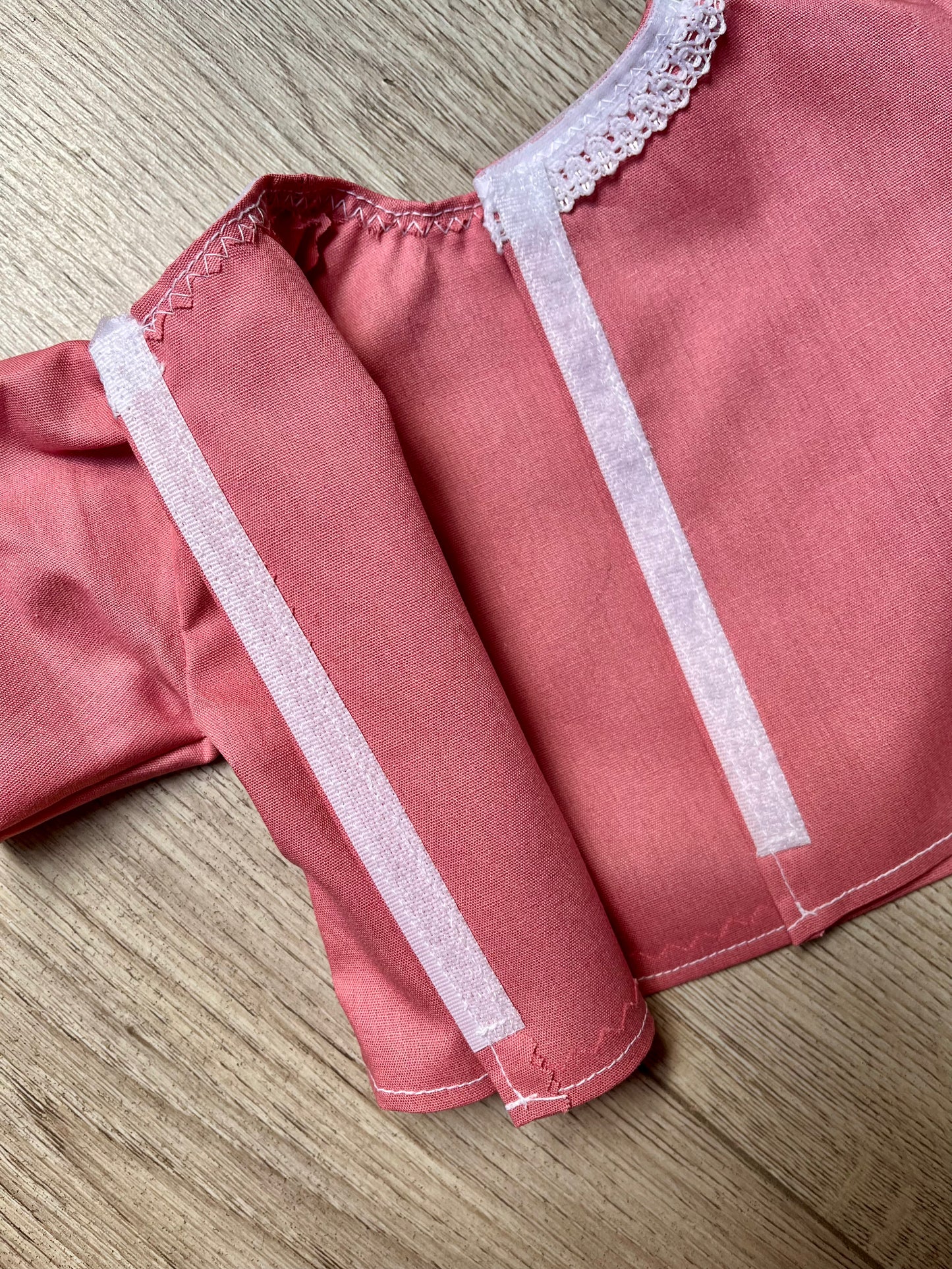 Dolls Pinafore and Blouse Set