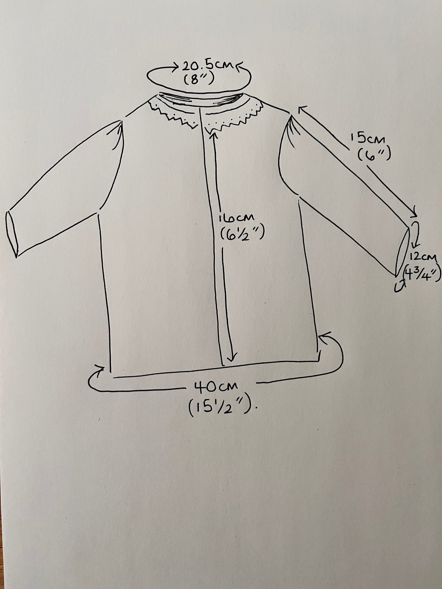 Dolls Dungarees and Blouse Set