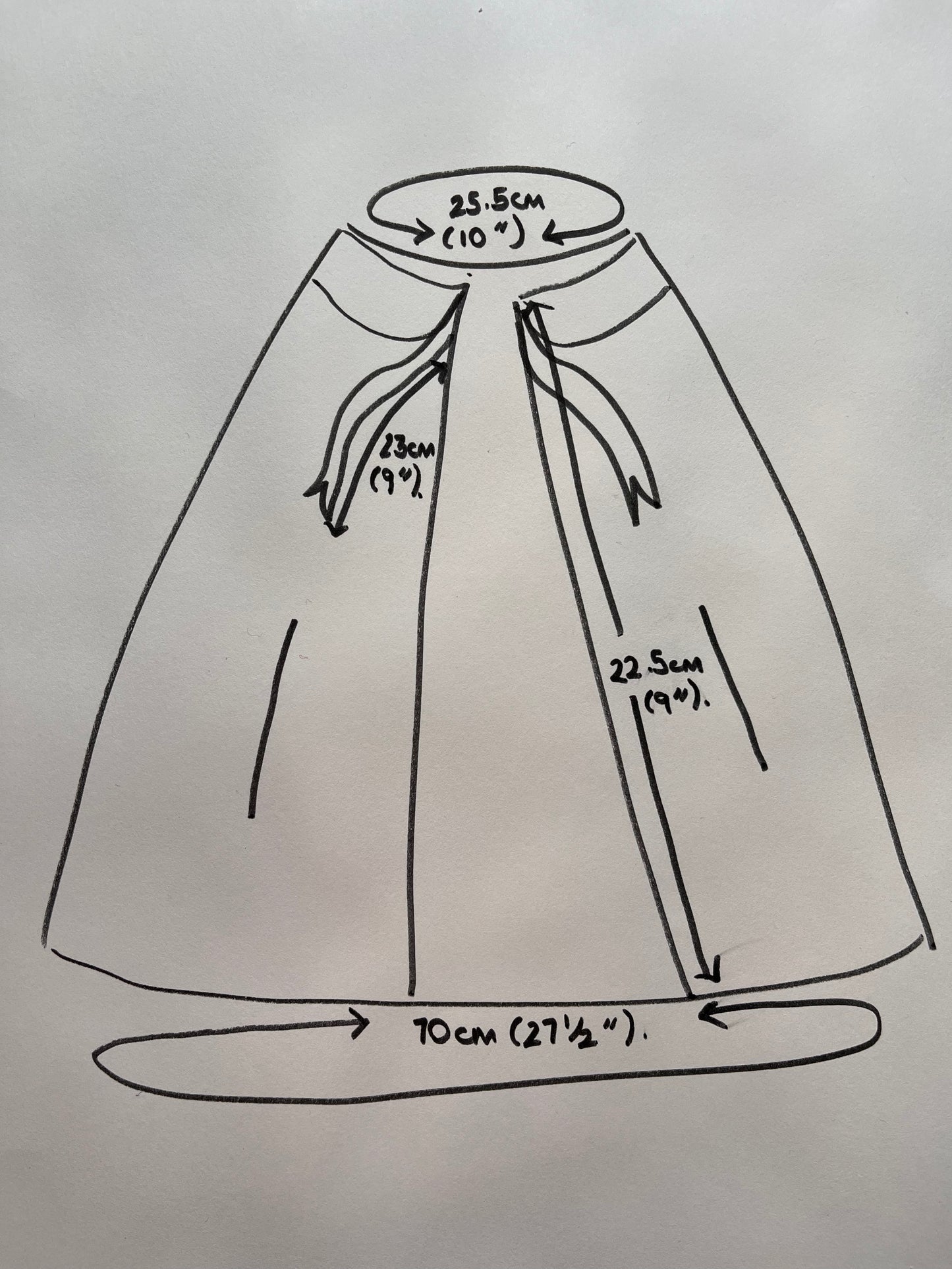 Dolls Clothes Cape