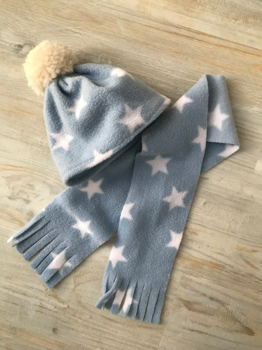 Doll Clothes Fleece Hat & Scarf