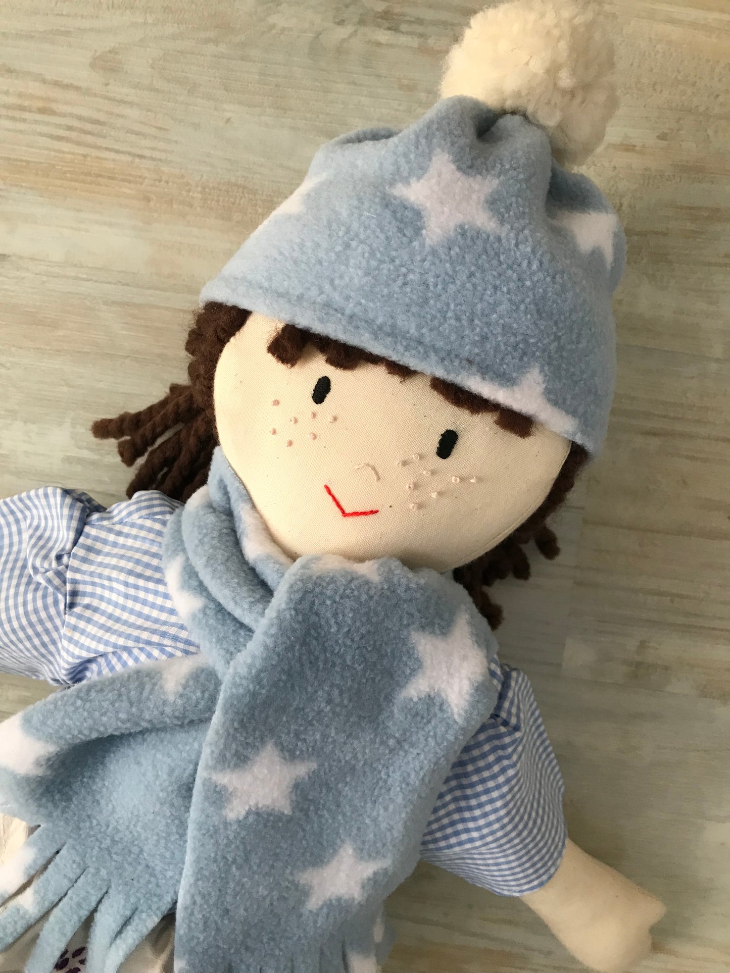 Doll Clothes Fleece Hat & Scarf