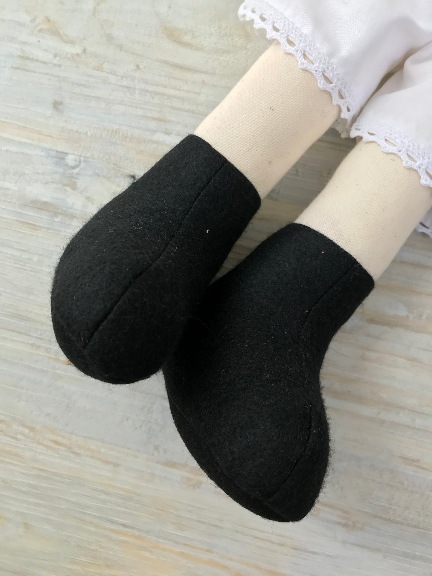 Handmade Rag Doll: Jemima, Plain Legs