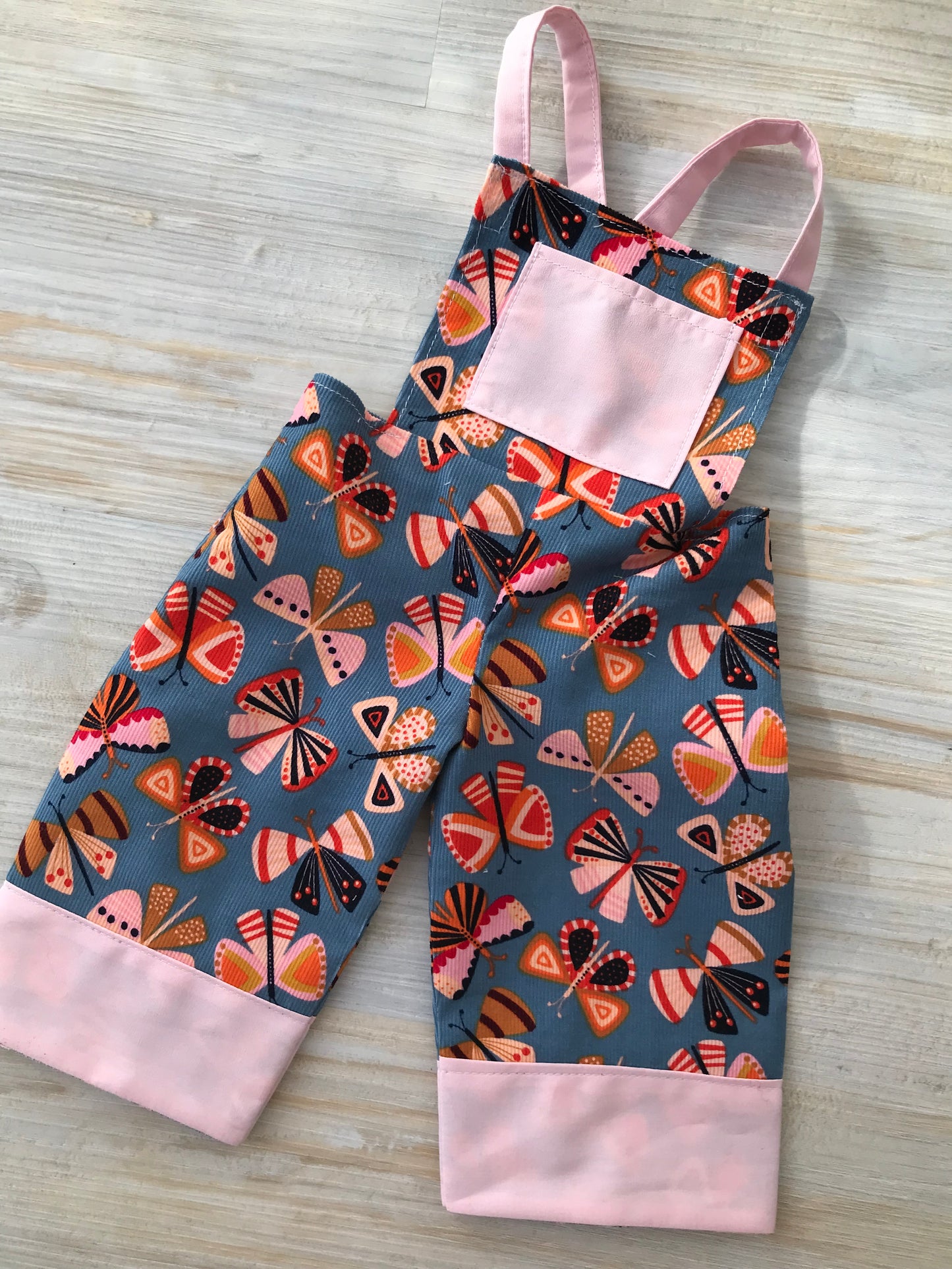 Doll Clothes Doll Dungarees and Blouse