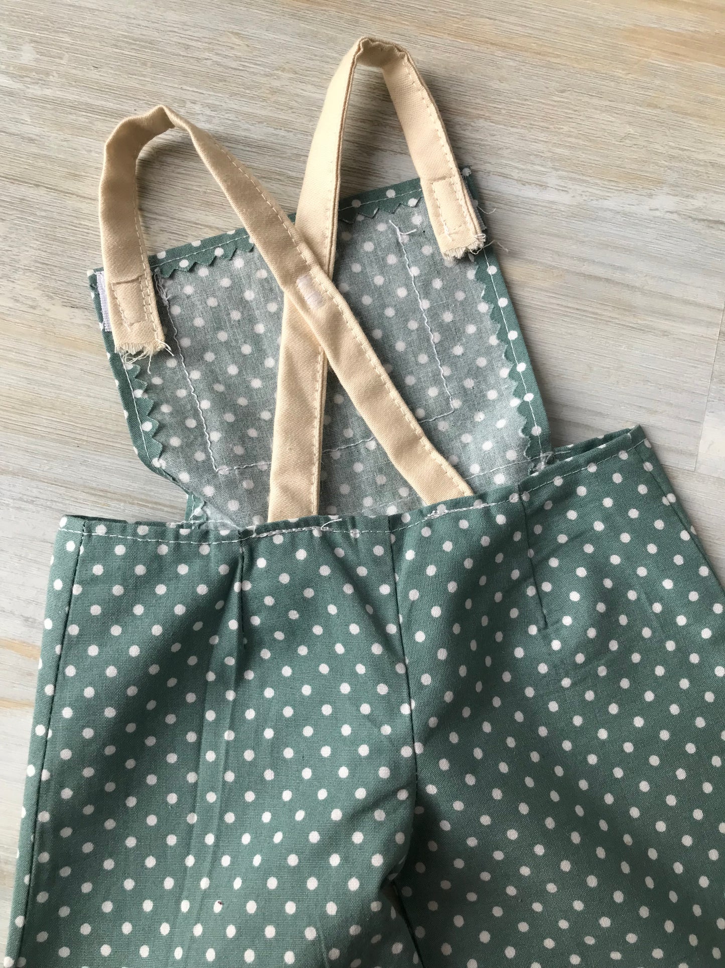 Doll Clothes Doll Dungarees & Blouse