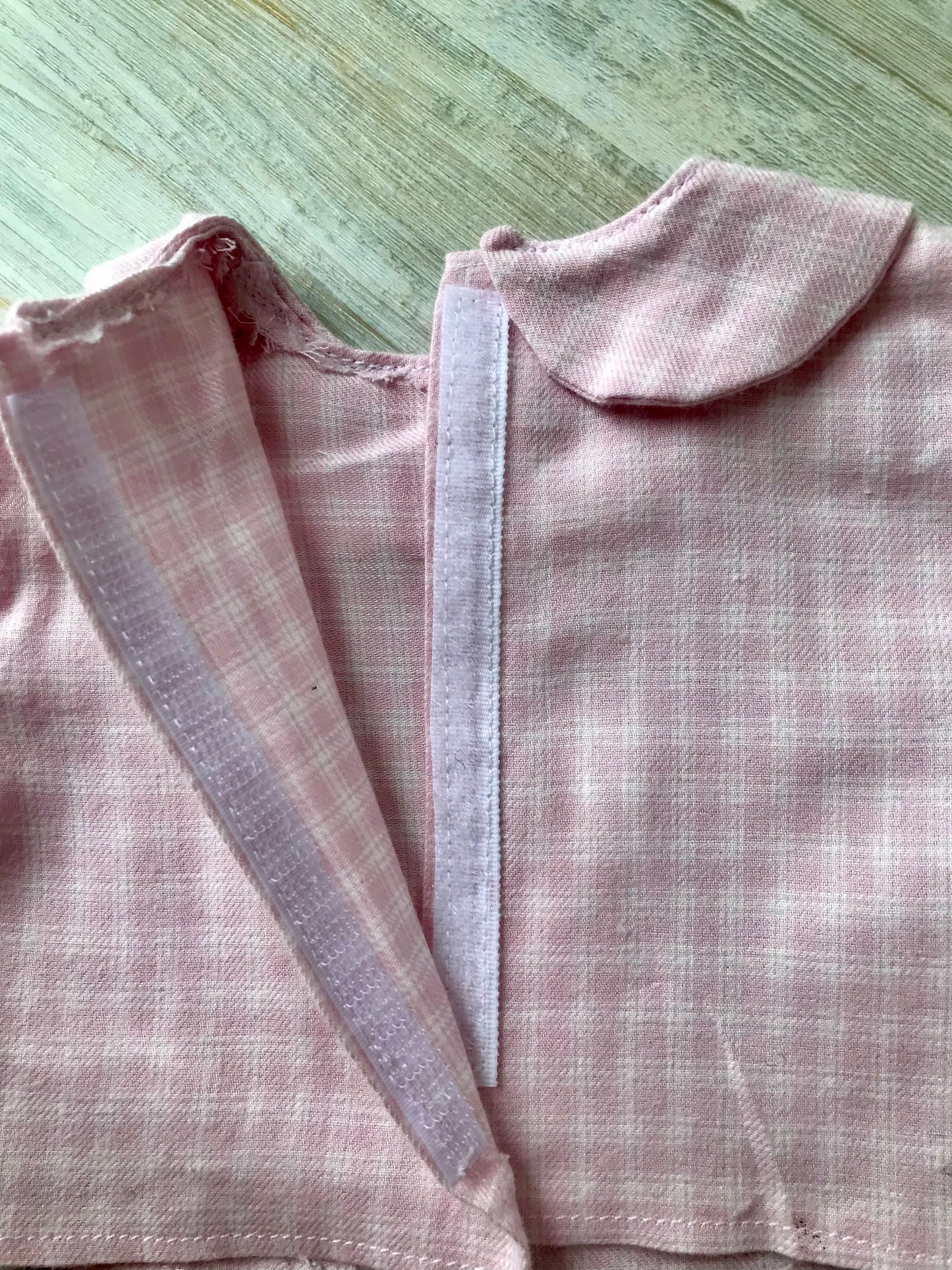 Doll Clothes, Bibbed Skirt and Blouse Set