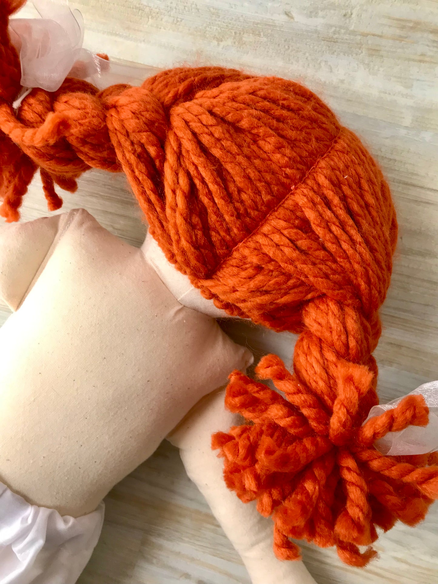 Handmade Rag Doll: Emily, Striped Legs