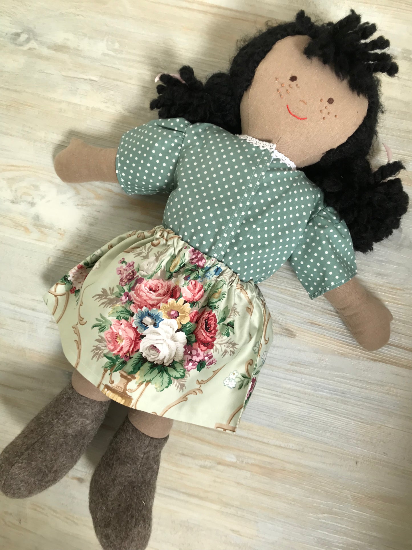 Dolls Clothes Blouse and Skirt Set