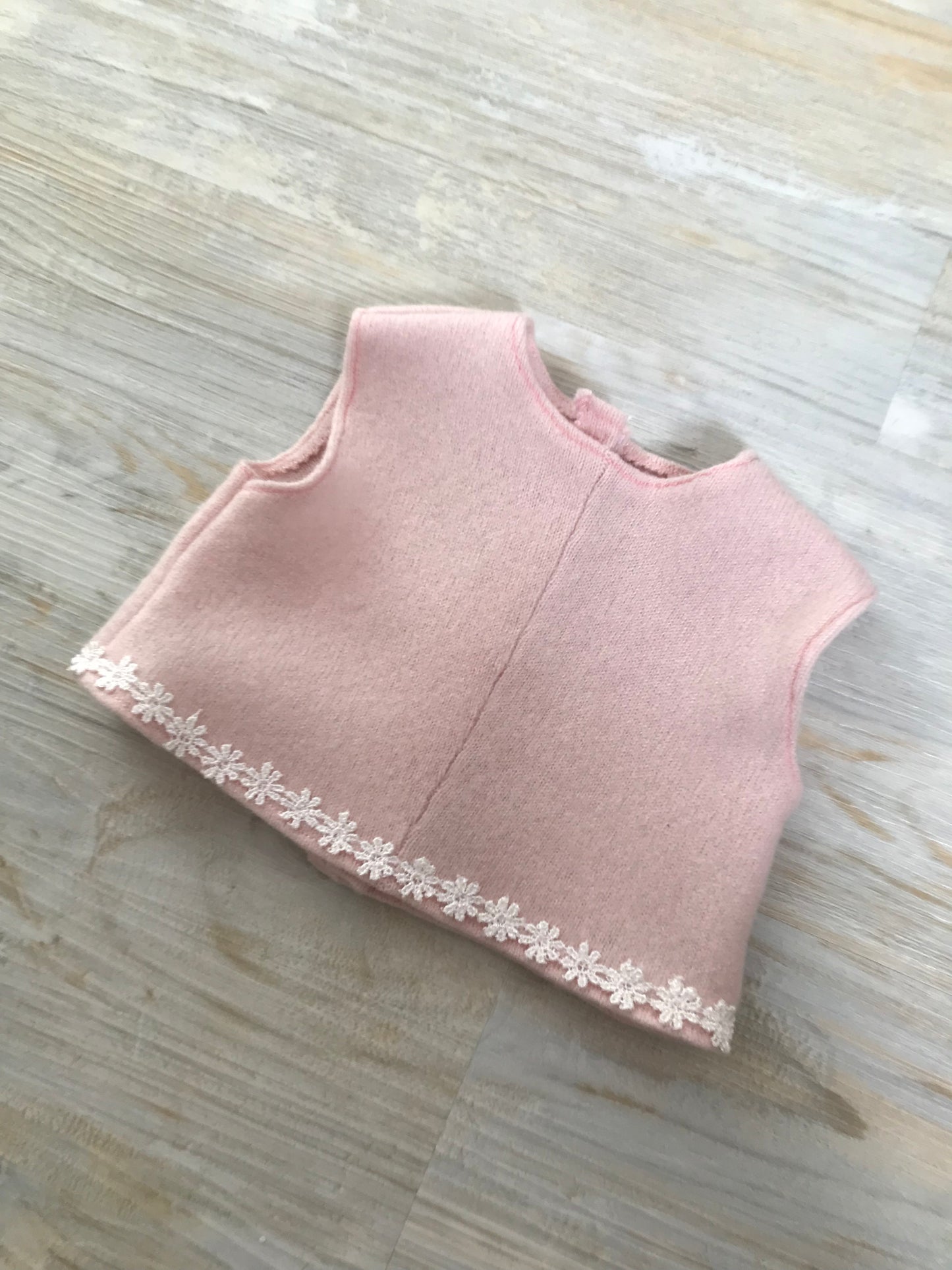 Dolls Clothes, Cashmere Sleeveless Pullover