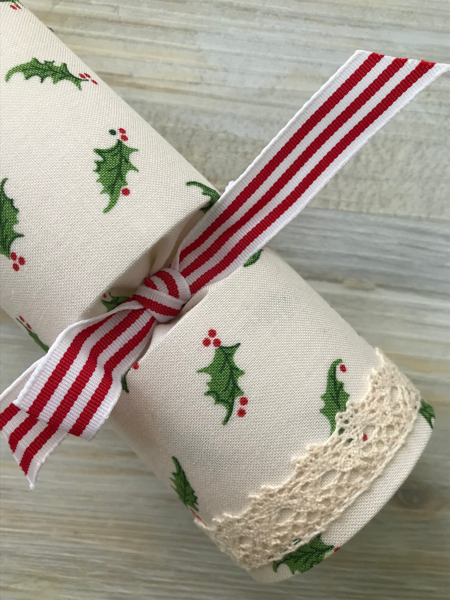 Fabric Christmas Crackers