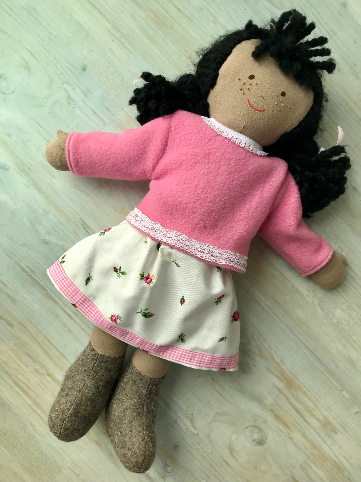 Dolls Clothes Skirt and Jumper Set