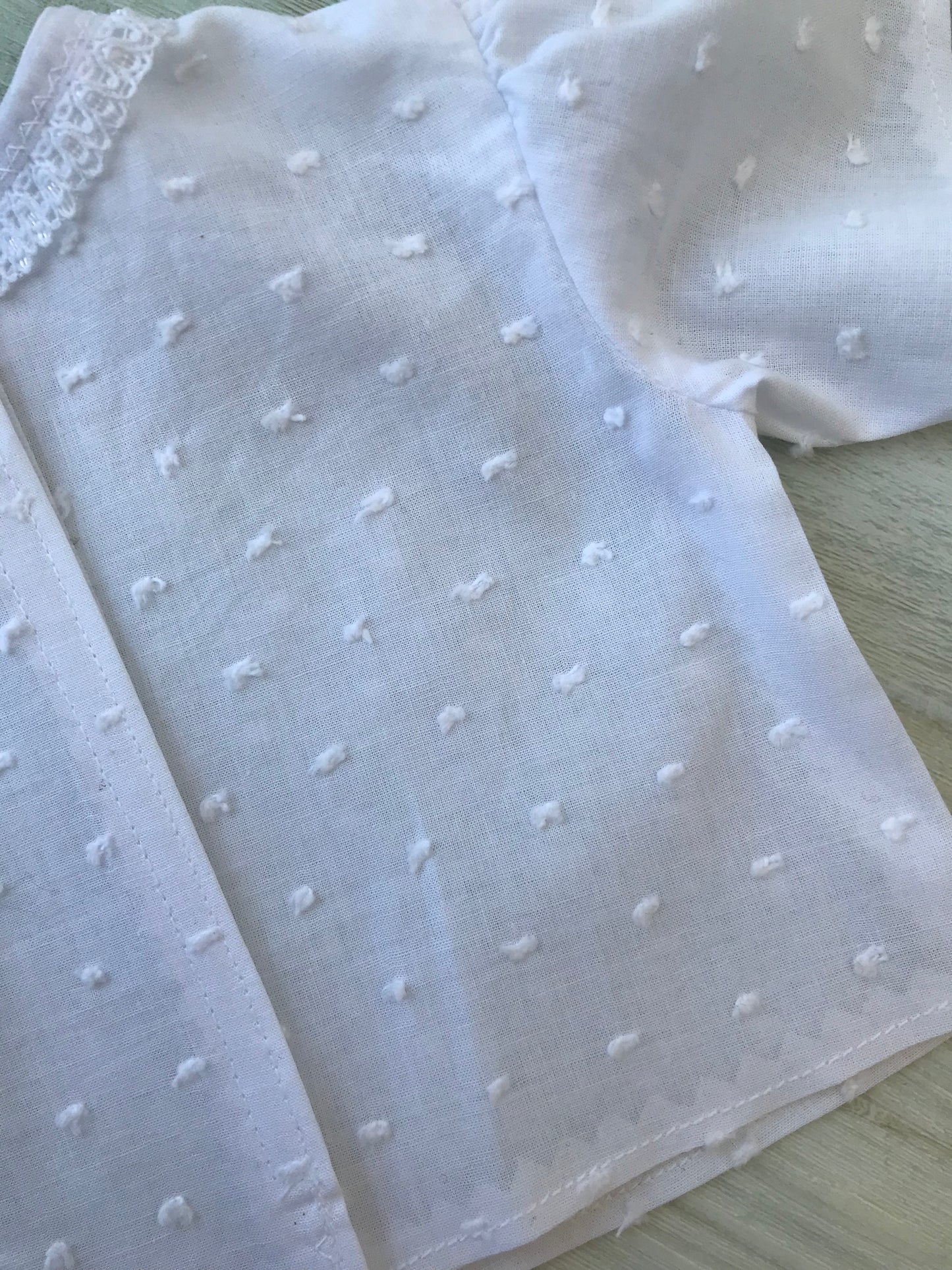 Doll Clothes, Bibbed Skirt and Blouse Set