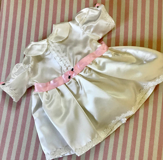 Doll Clothes Party Dress, Flower Girl, Wedding Dress