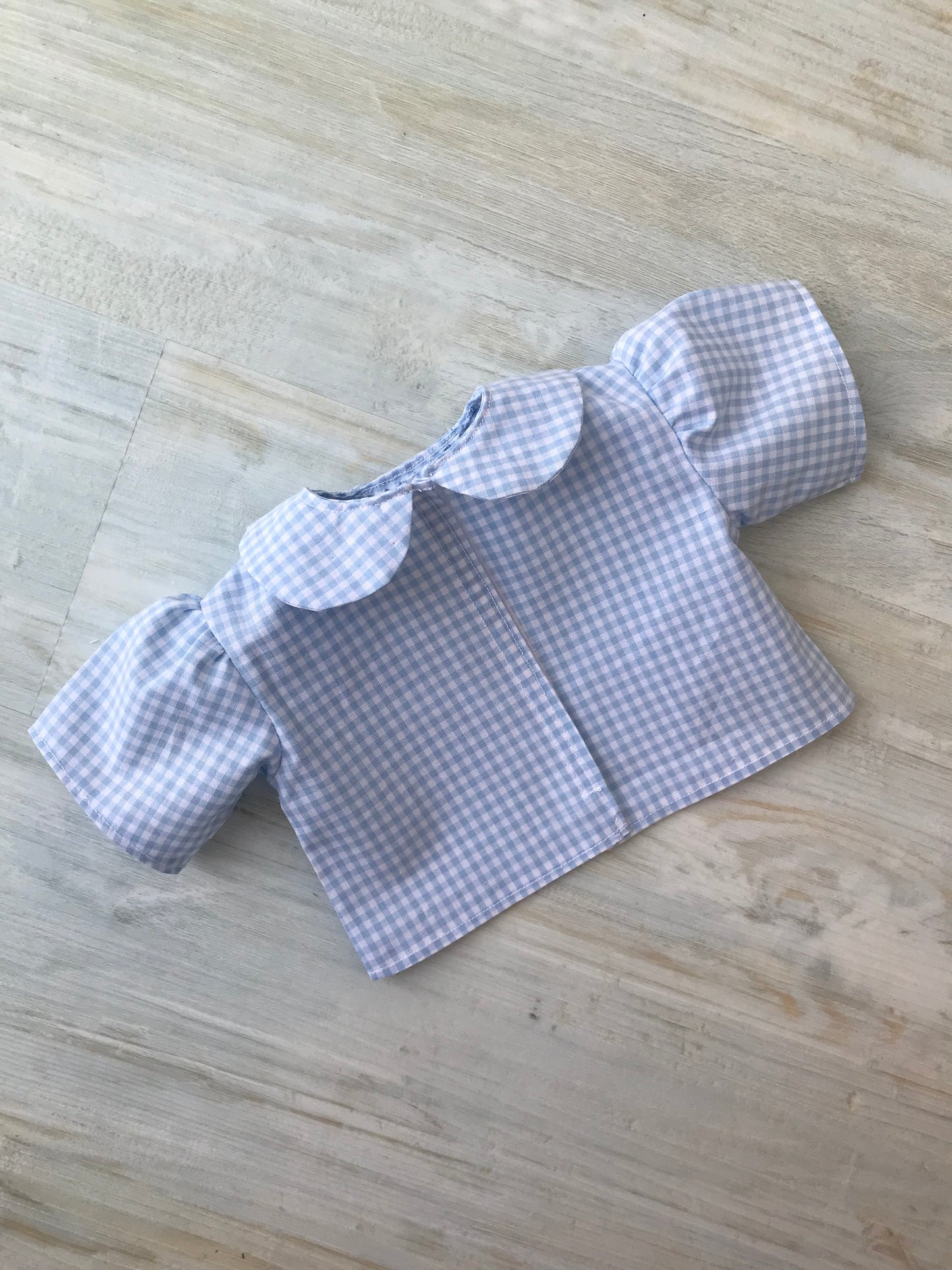 Dolls Dungarees and Blouse Set