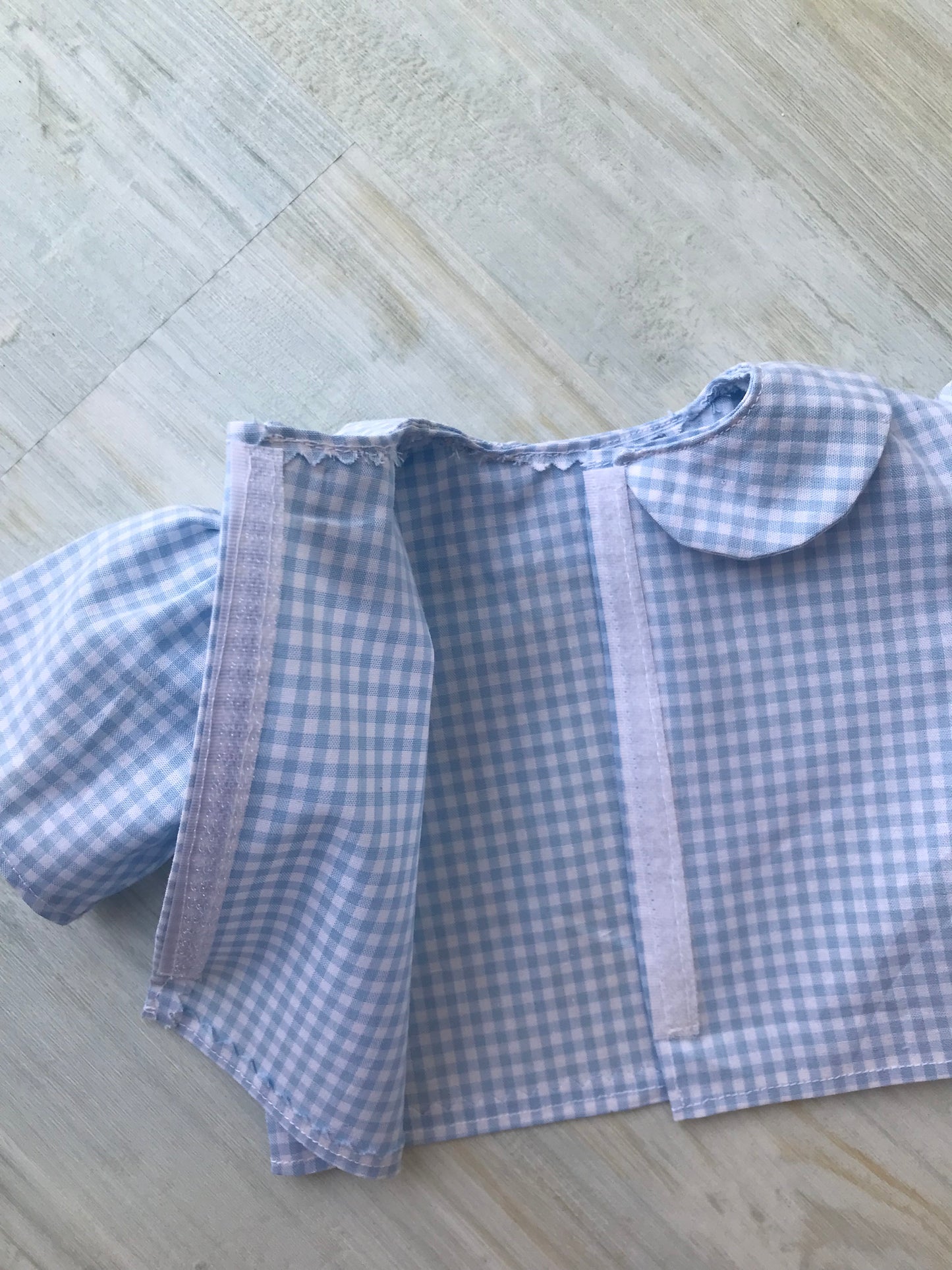 Dolls Dungarees and Blouse Set