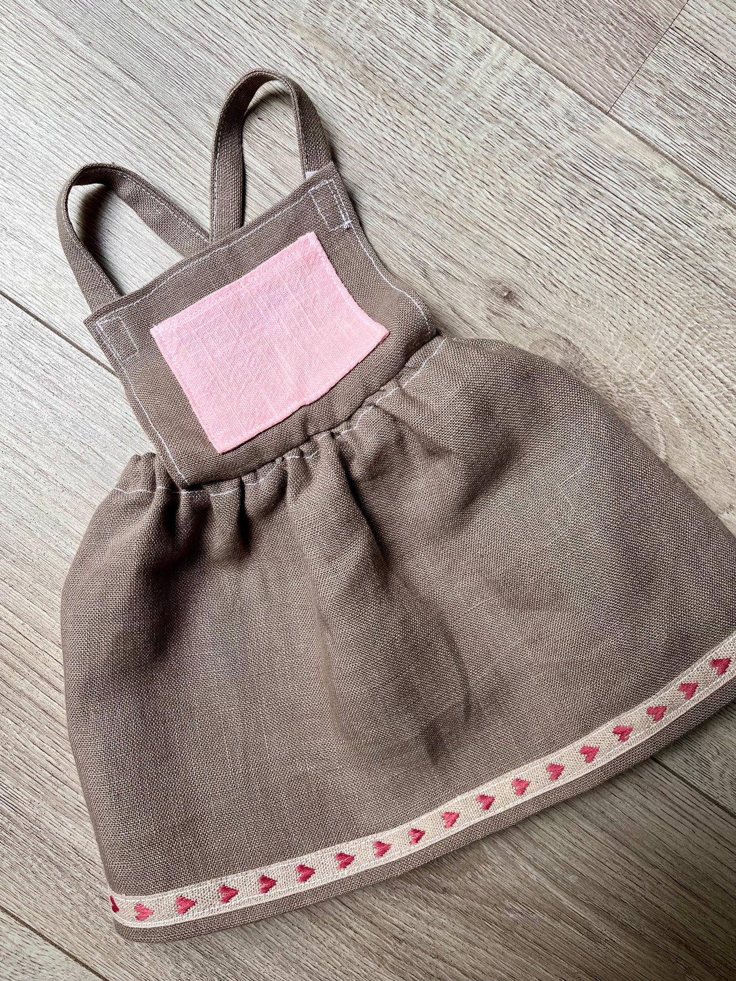 Dolls Bibbed Skirt and Blouse Set