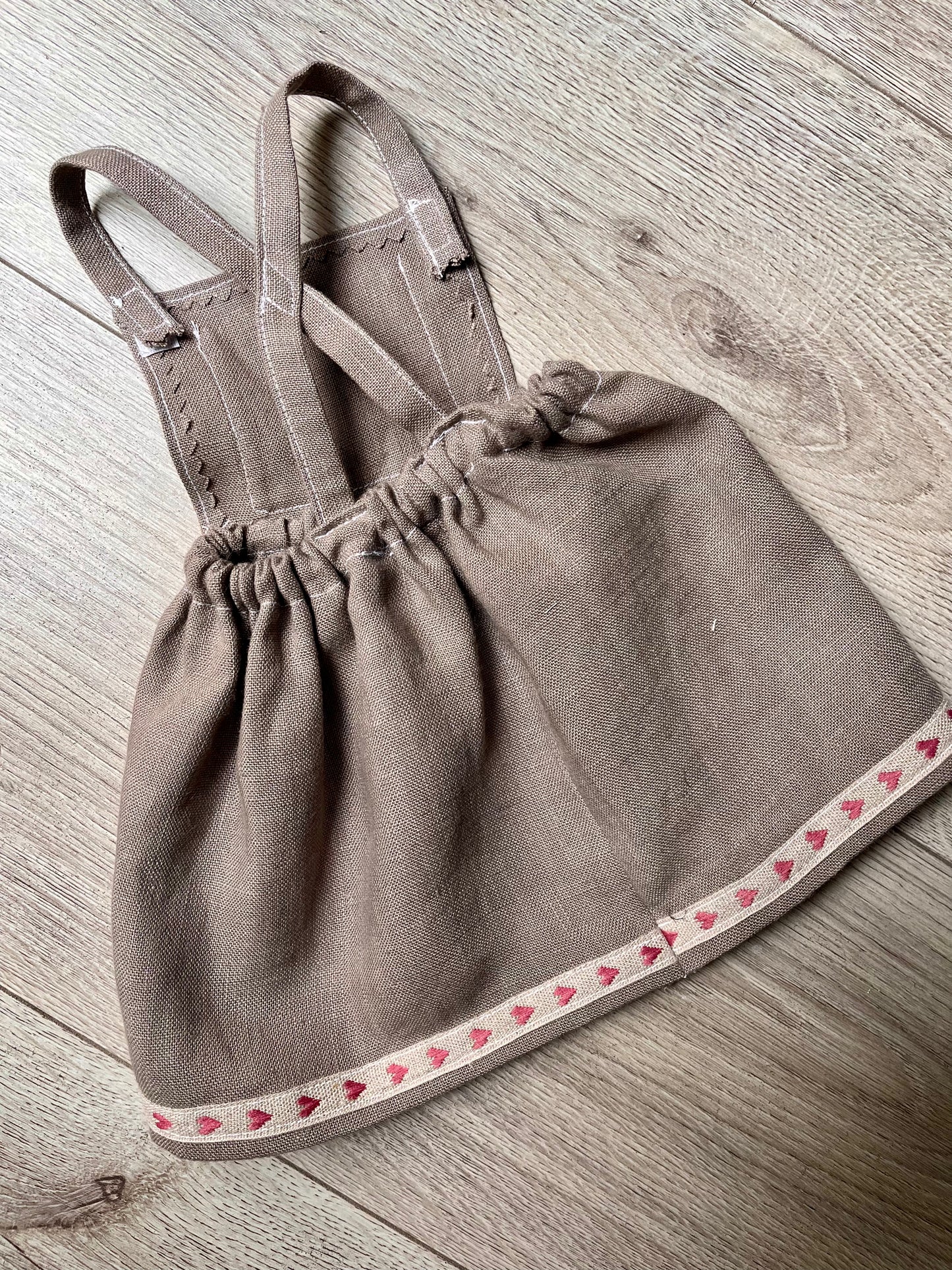 Dolls Bibbed Skirt and Blouse Set