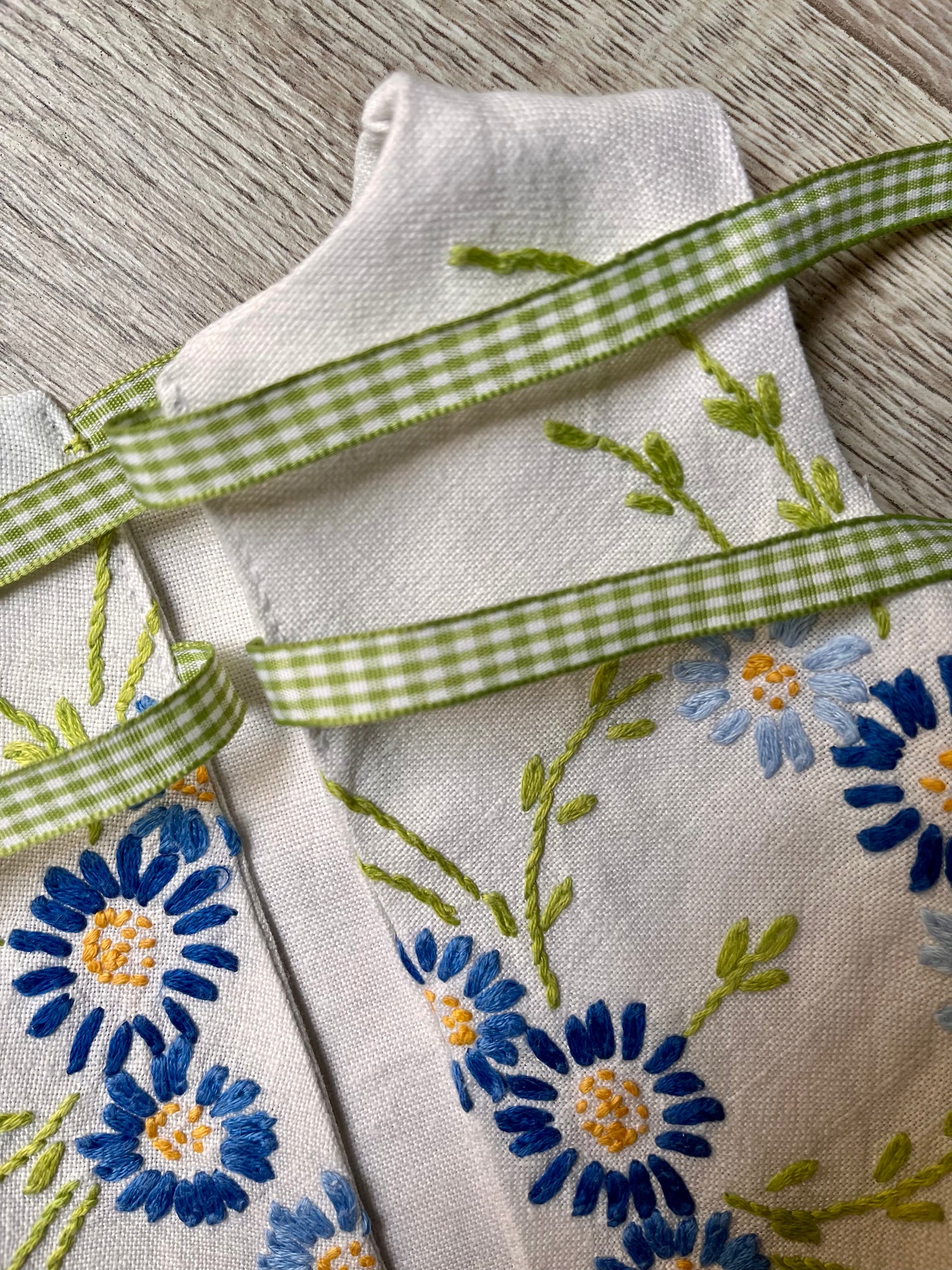 Dolls Pinafore and Blouse Set