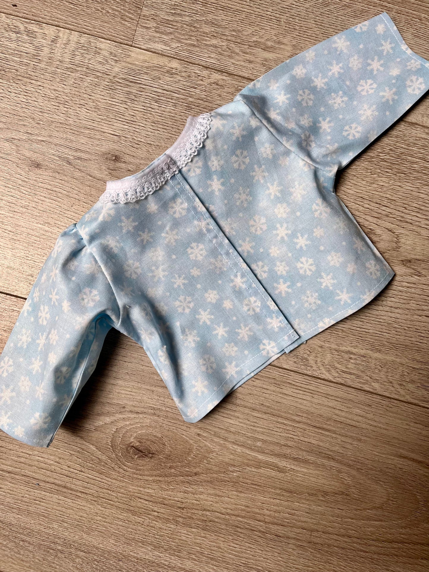 Dolls Dungarees and Blouse Set