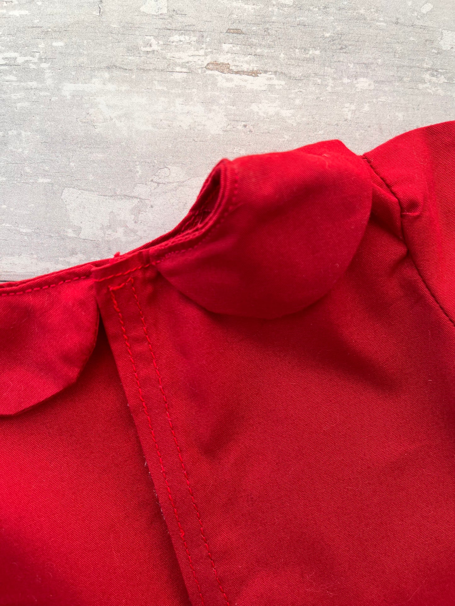 Dolls Pinafore and Blouse Set