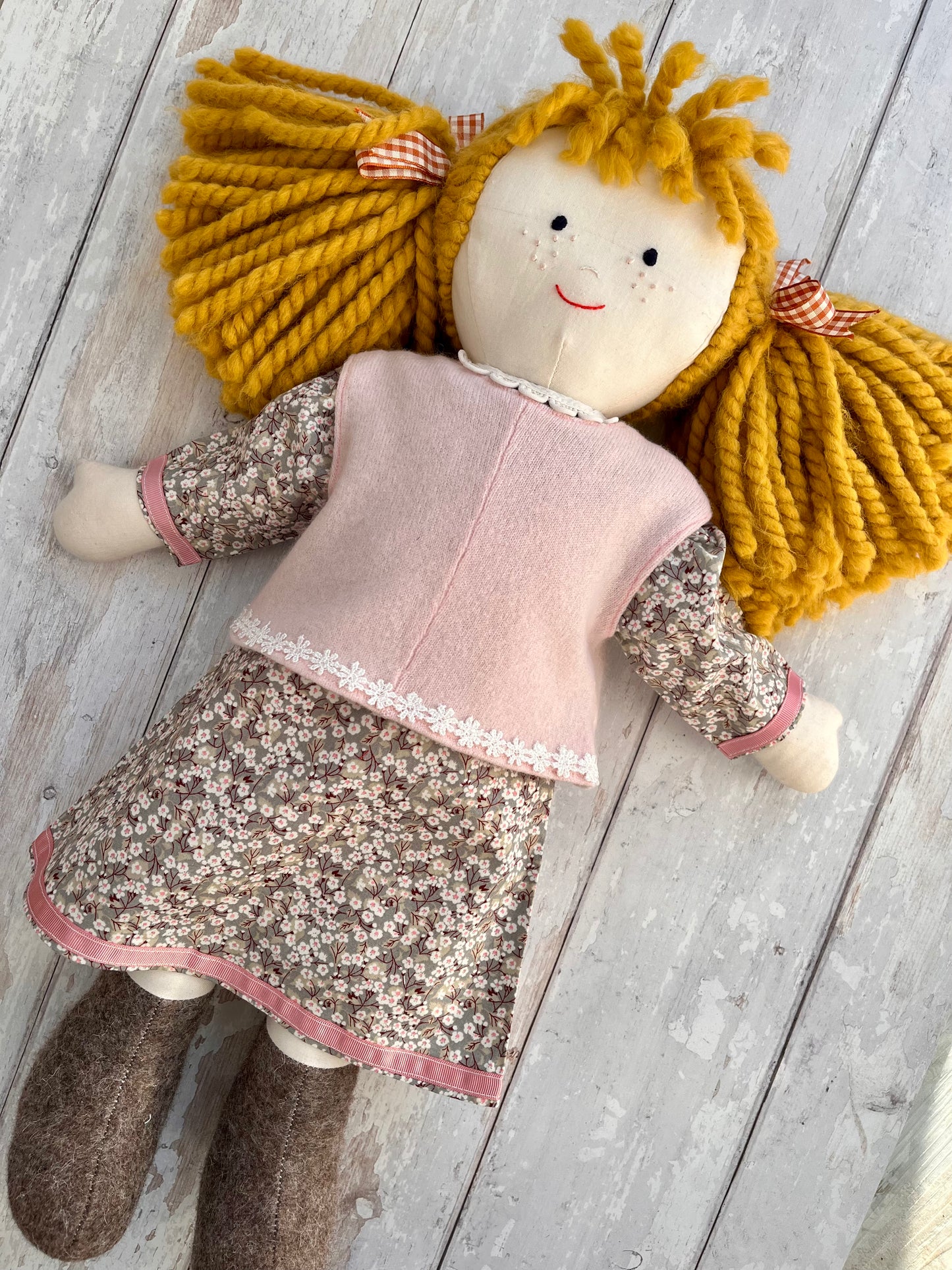 Dolls Dress and Sleeveless Jumper Set