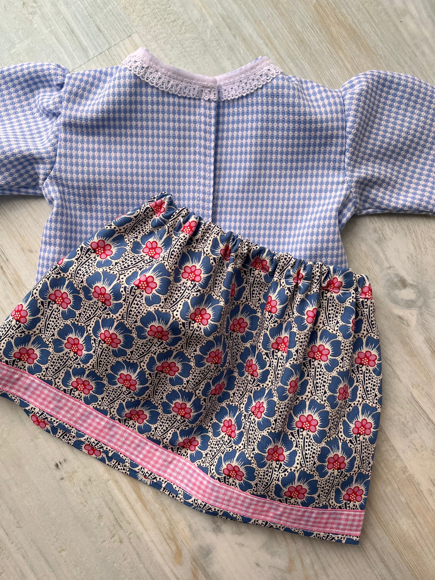 Dolls Skirt and Blouse Set