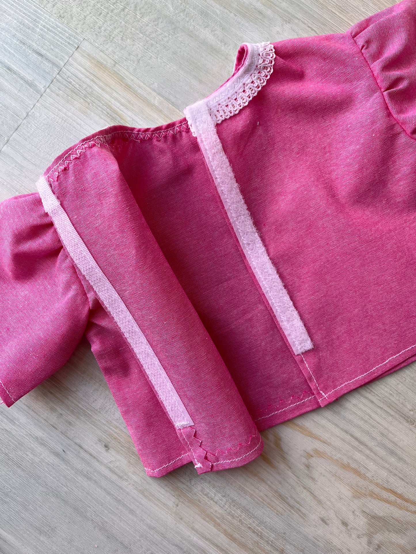 Dolls Dungarees and Blouse Set