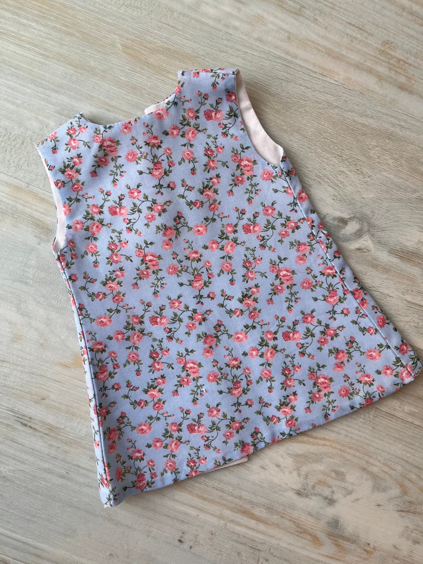 Dolls Pinafore and Blouse Set