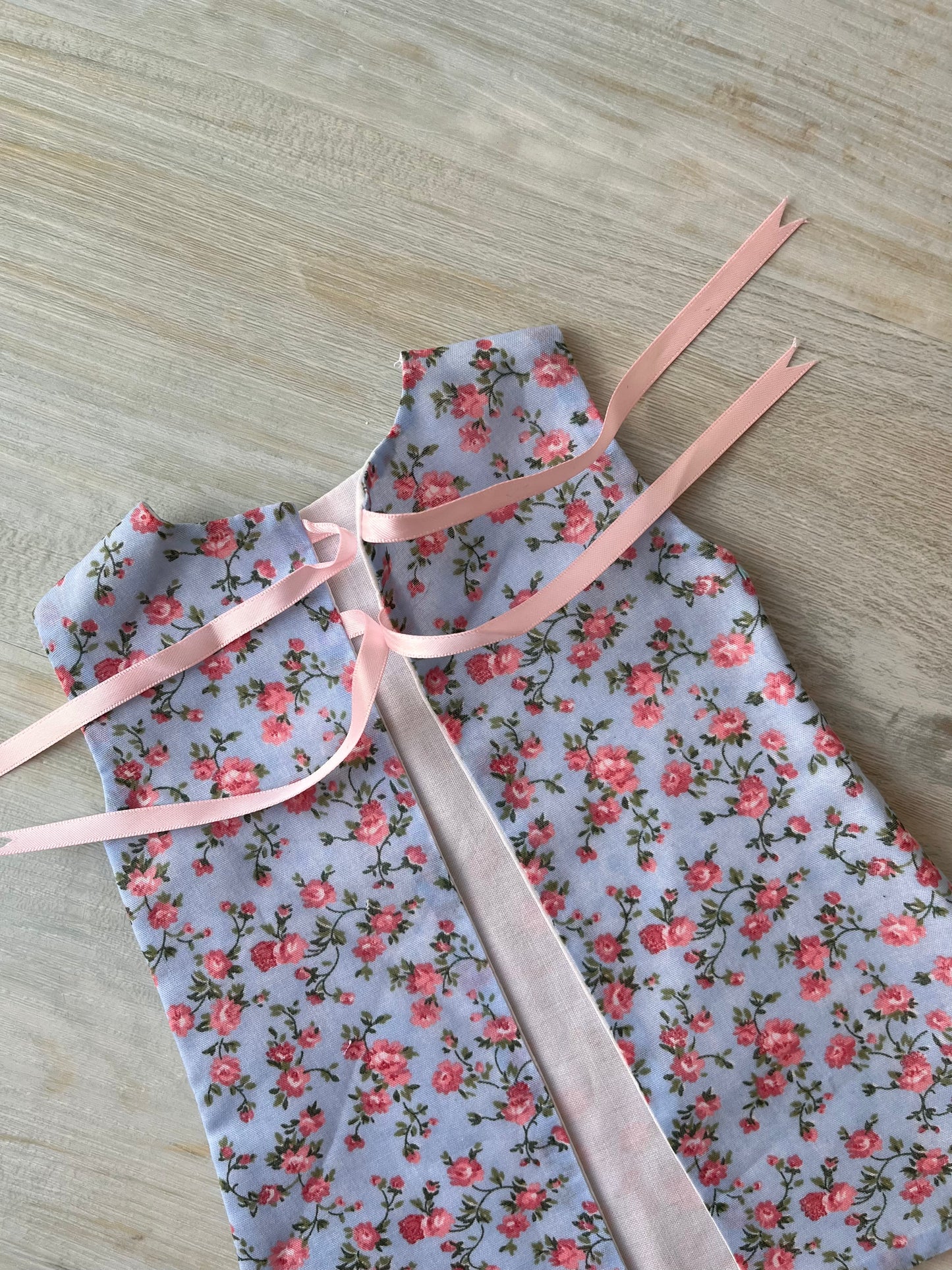 Dolls Pinafore and Blouse Set