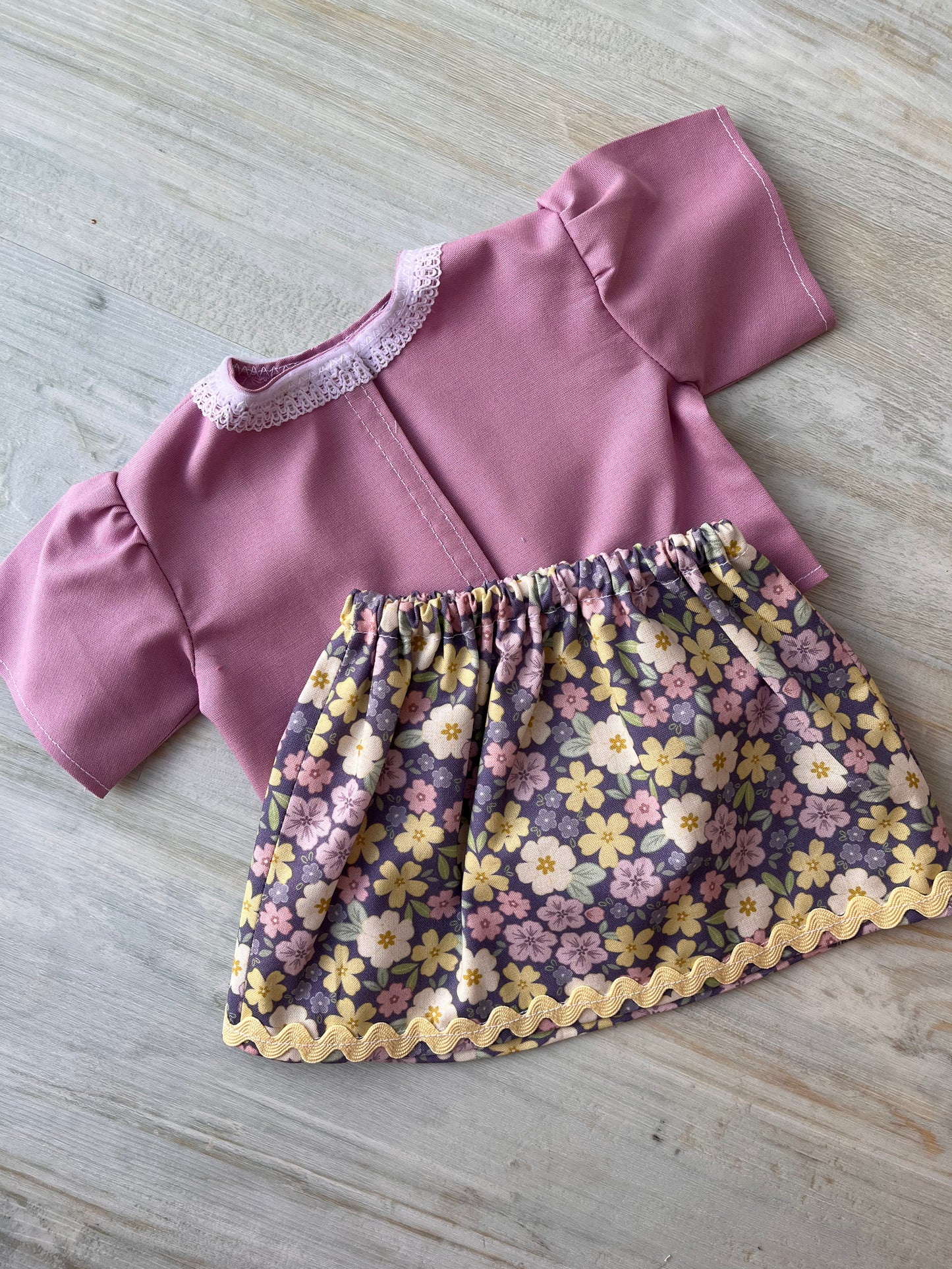 Dolls Skirt and Blouse Set