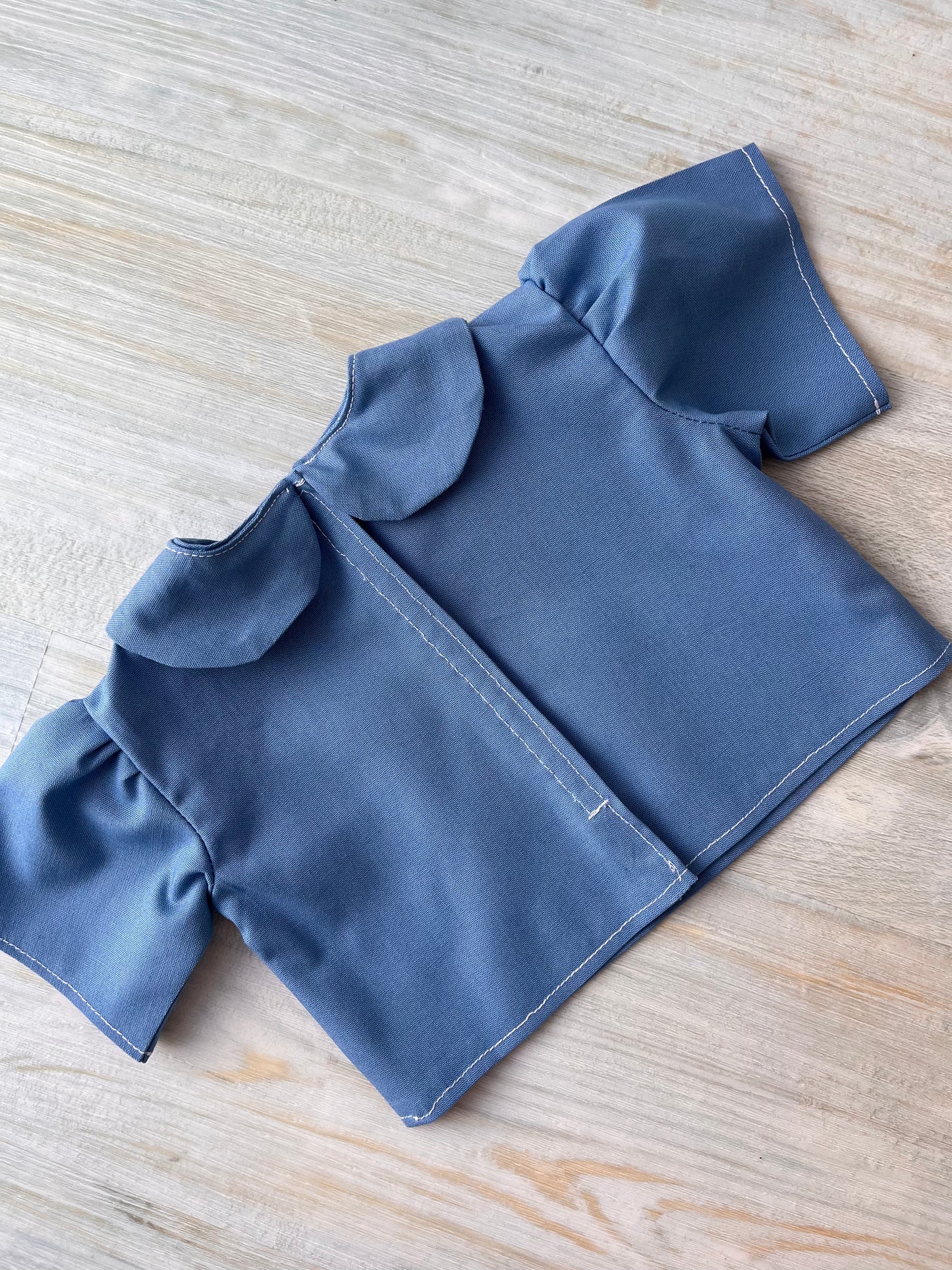 Dolls Pinafore and Blouse Set
