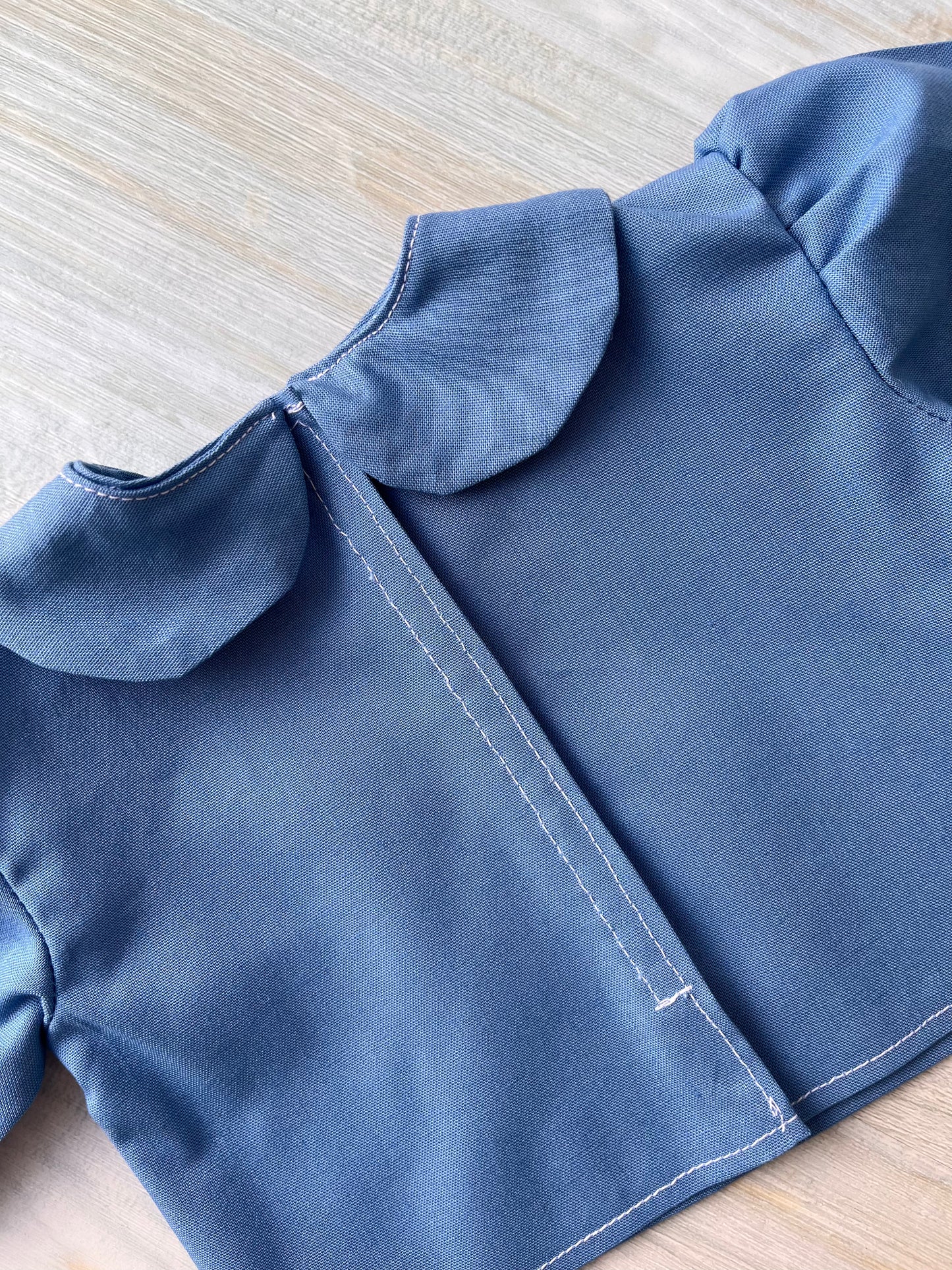 Dolls Pinafore and Blouse Set