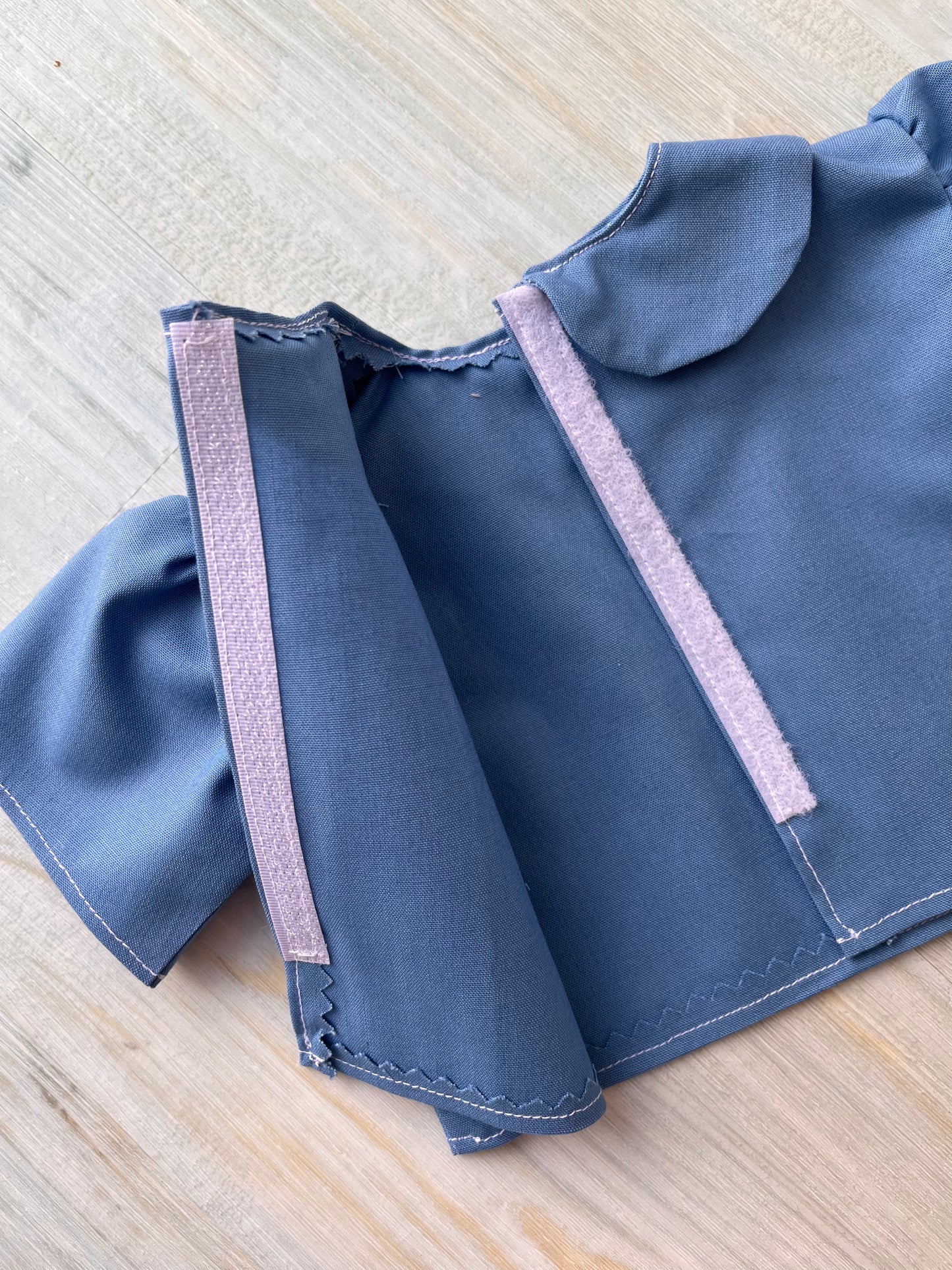 Dolls Pinafore and Blouse Set