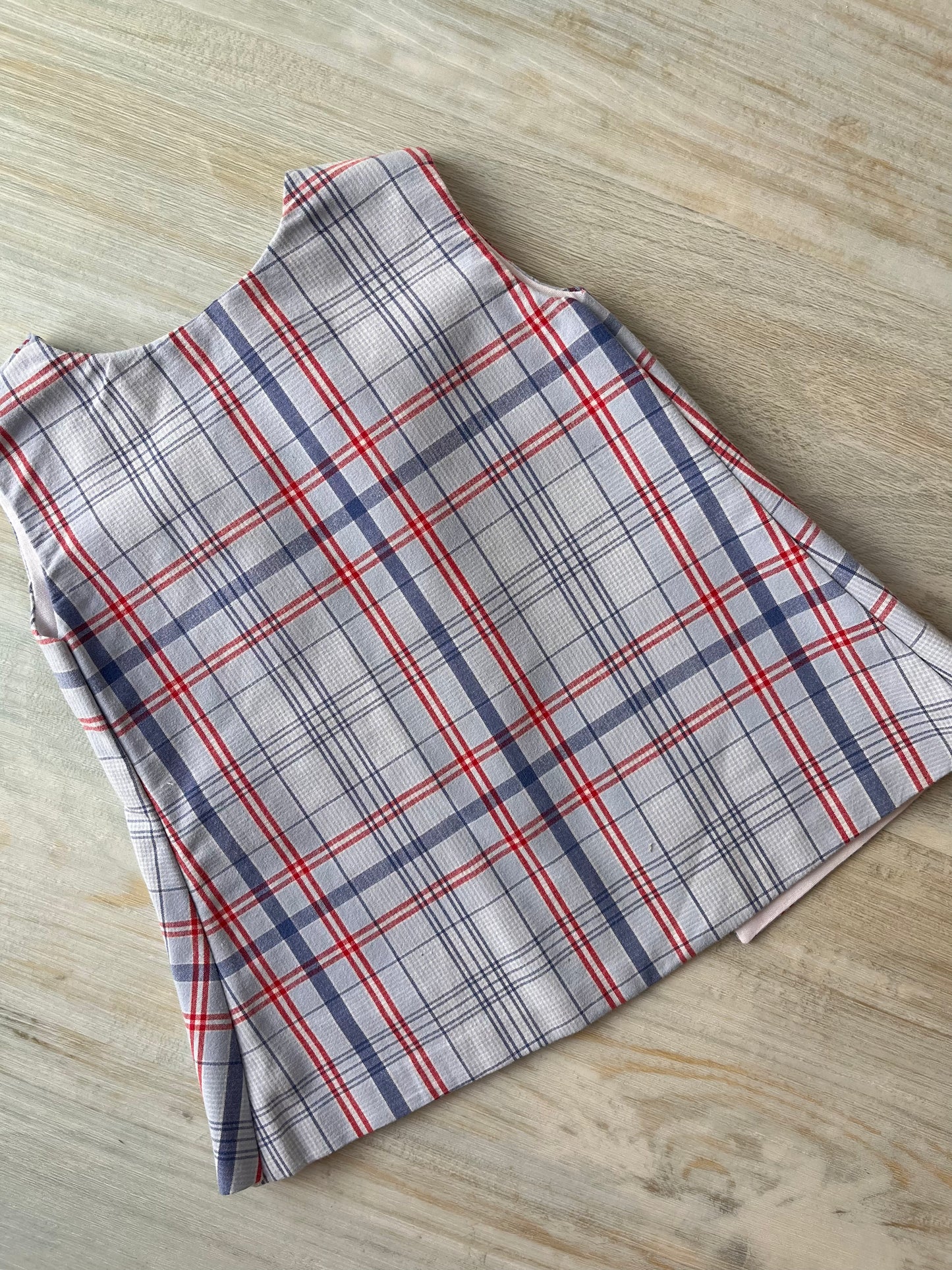 Dolls Pinafore and Blouse Set