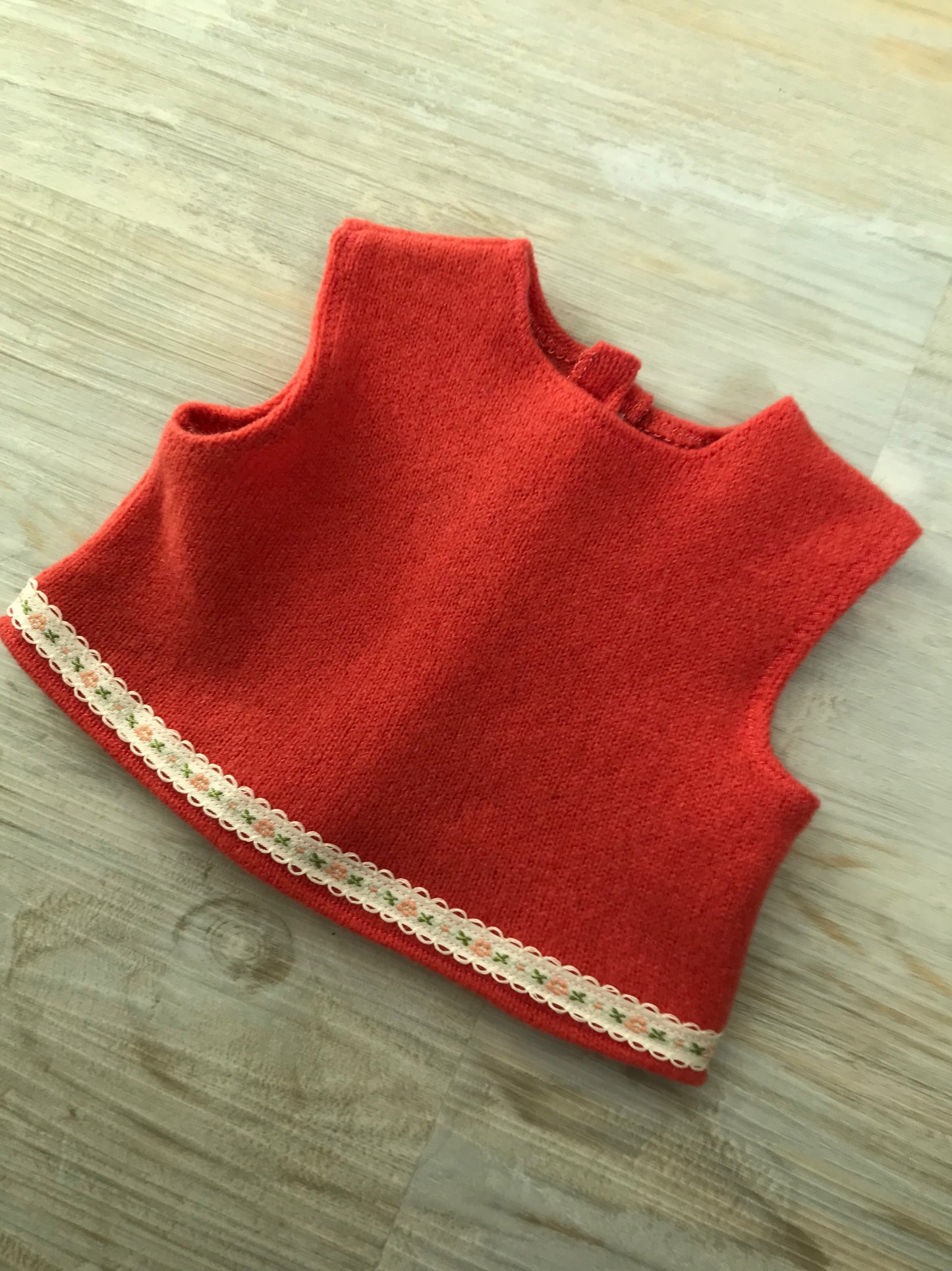 Dolls Clothes, Sleeveless Pullover