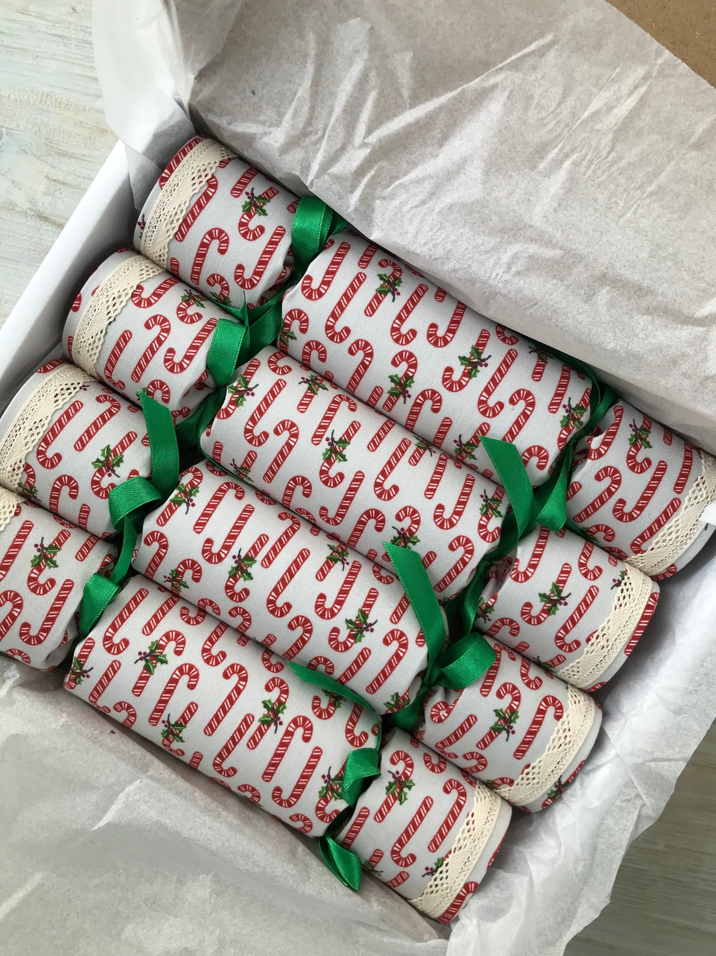 Fabric Christmas Crackers