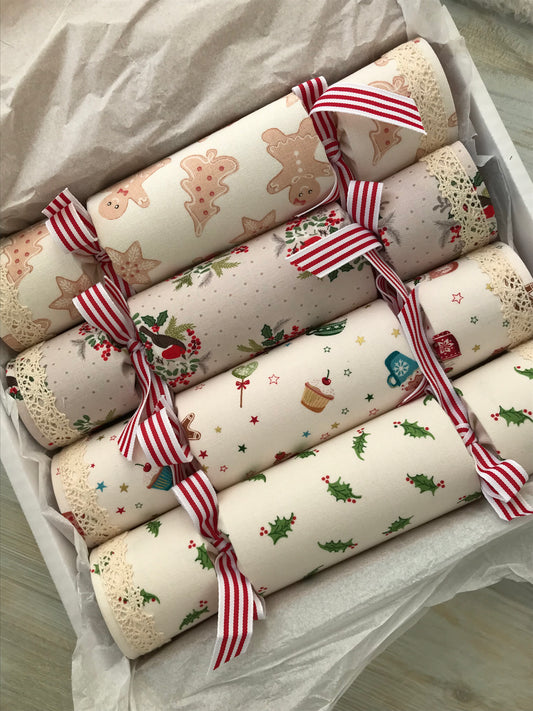 Fabric Christmas Crackers