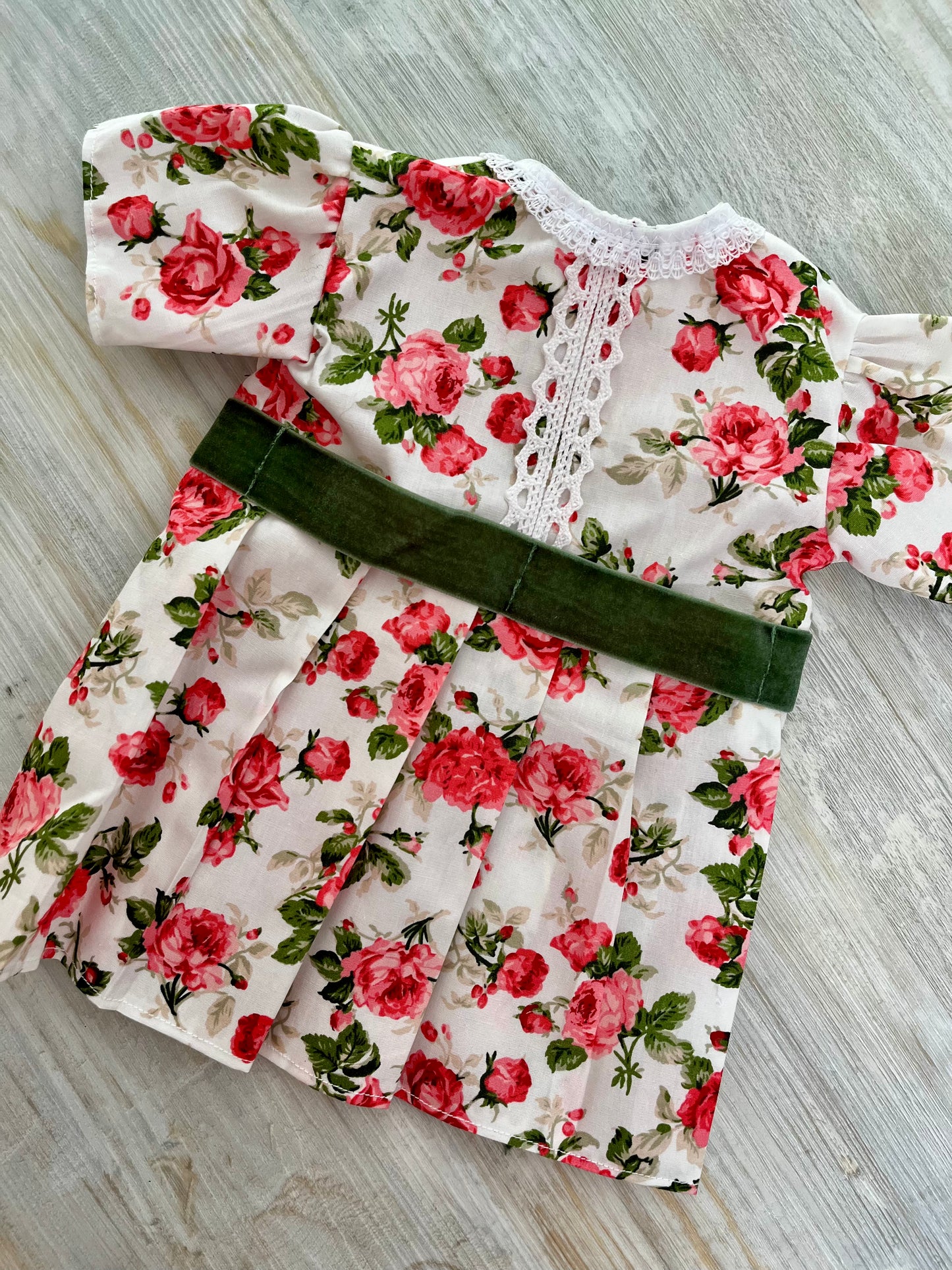 Dolls Rose Print Cotton Dress