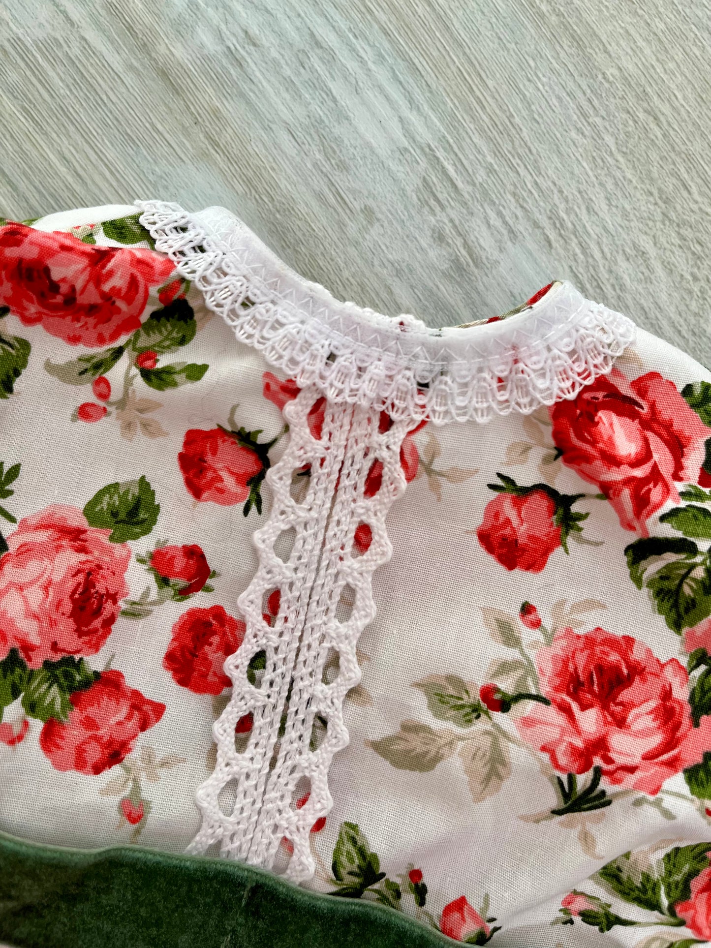 Dolls Rose Print Cotton Dress
