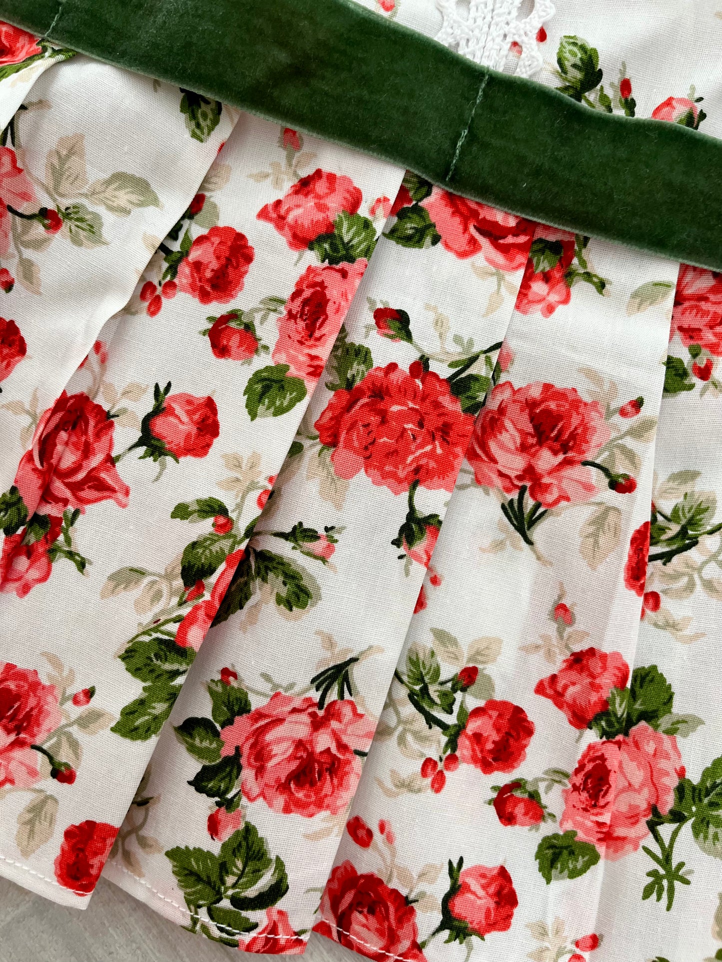 Dolls Rose Print Cotton Dress