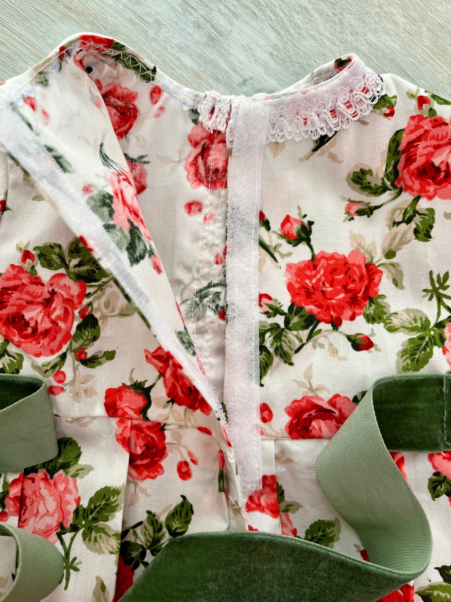 Dolls Rose Print Cotton Dress