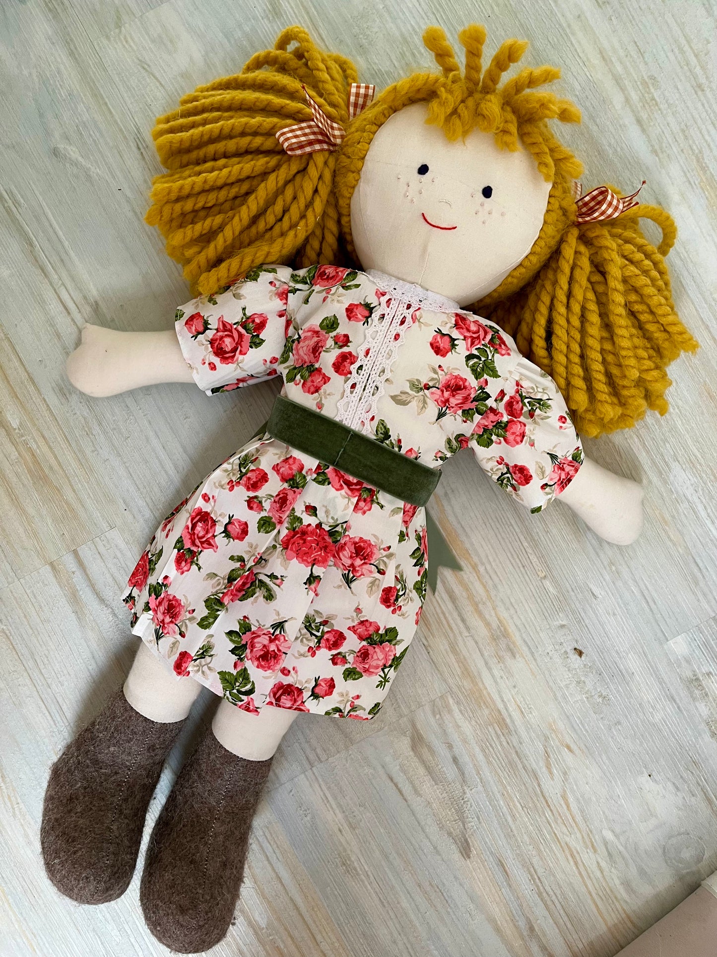 Dolls Rose Print Cotton Dress